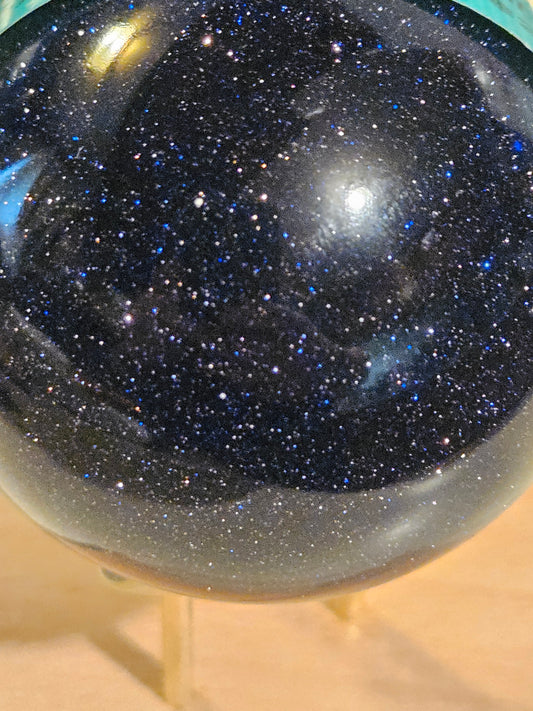 Blue Goldstone Spheres 2