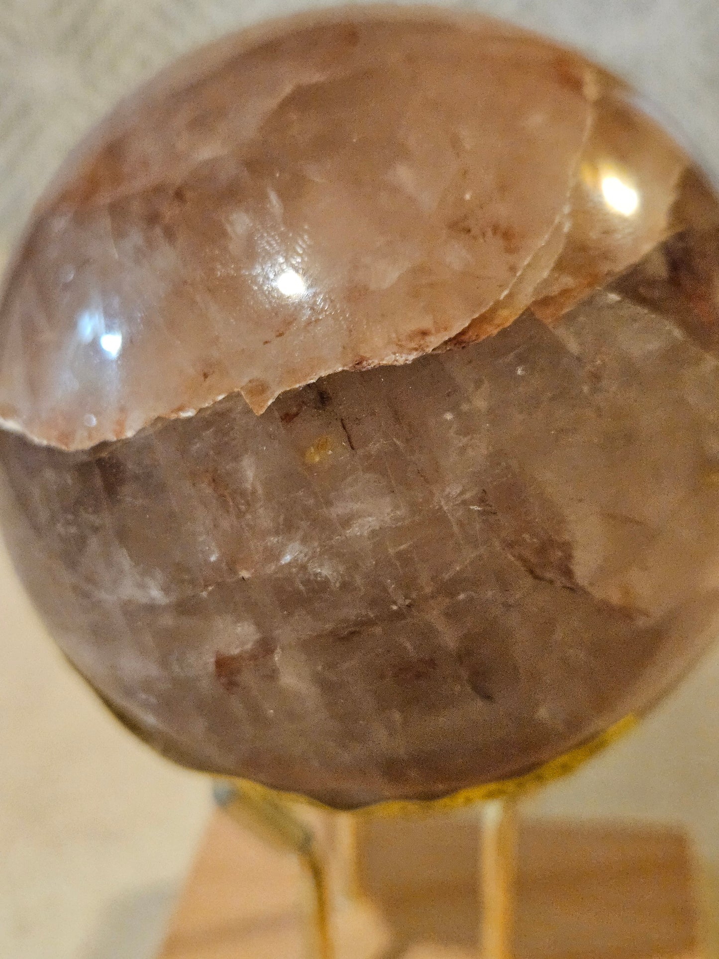 Ferruginous Quartz Sphere