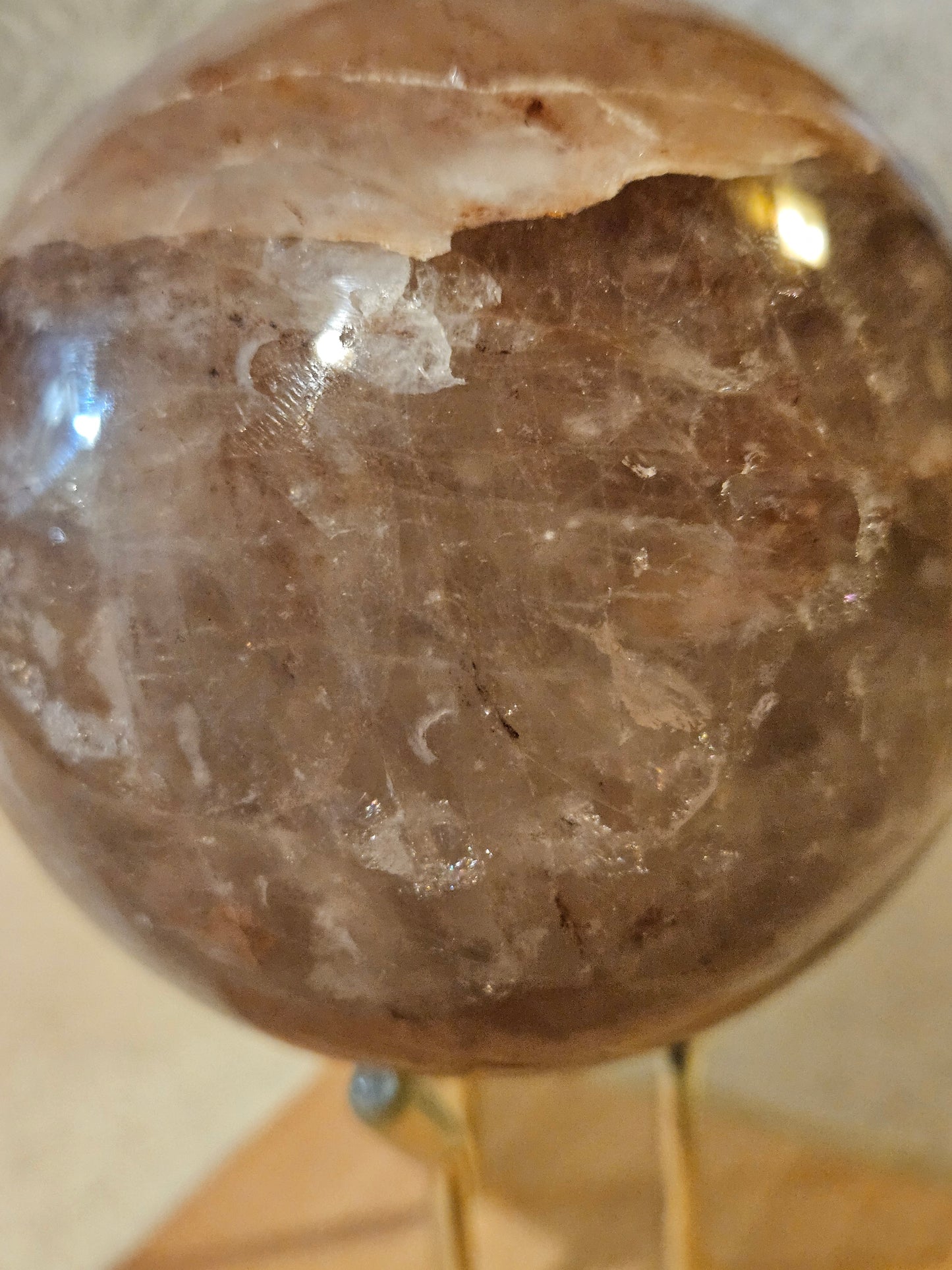 Ferruginous Quartz Sphere