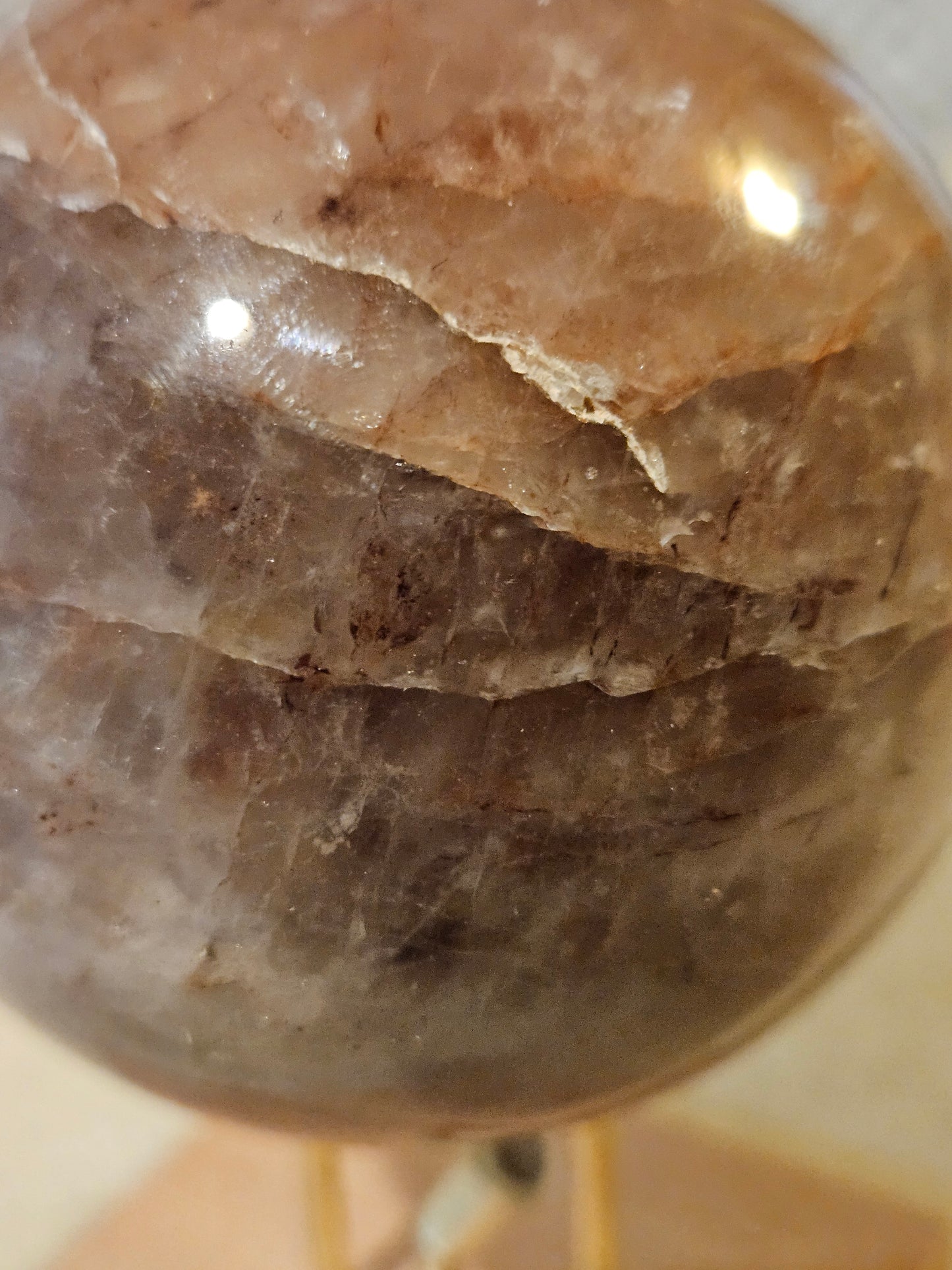 Ferruginous Quartz Sphere