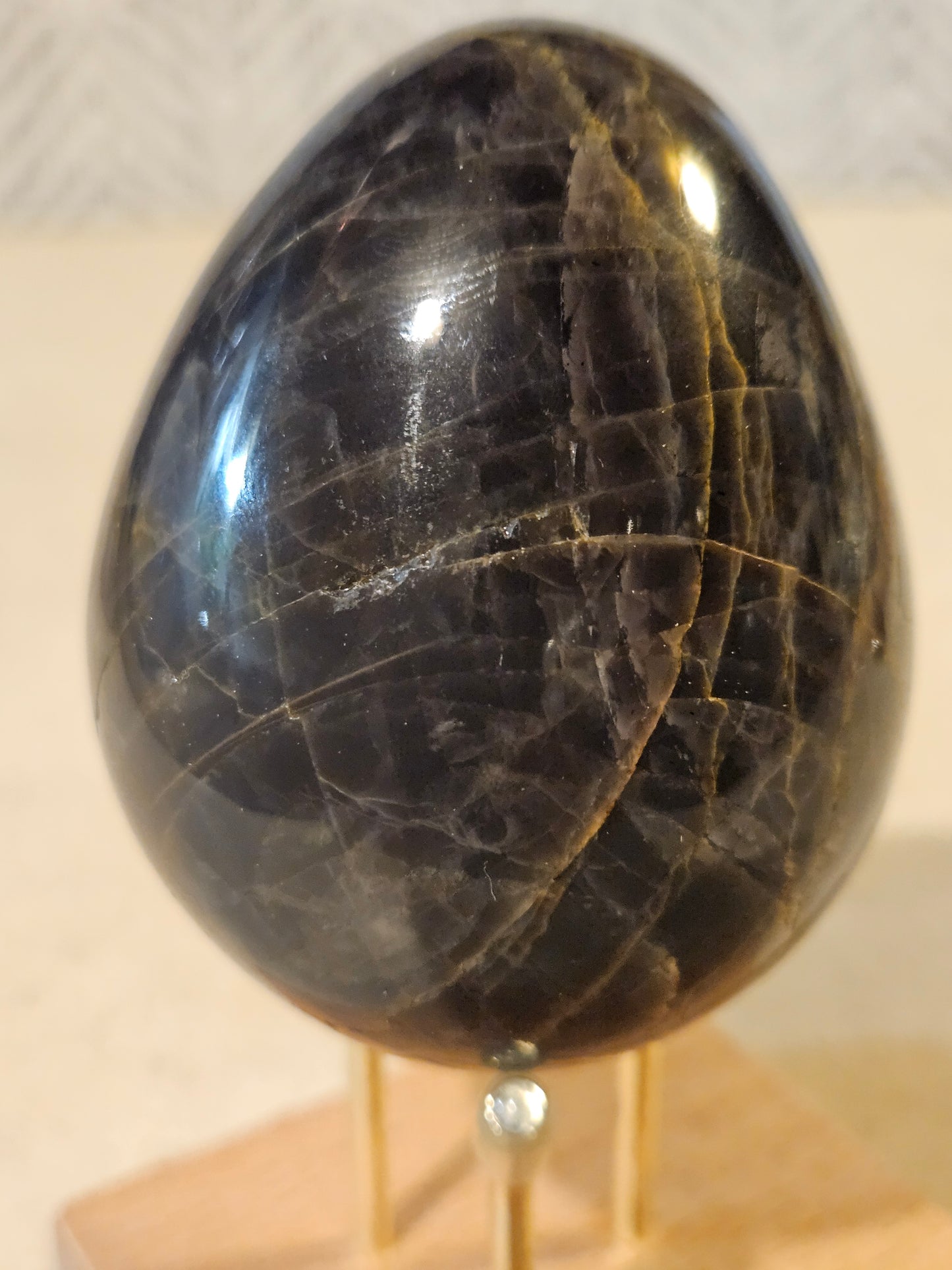 Black Moonstone Egg