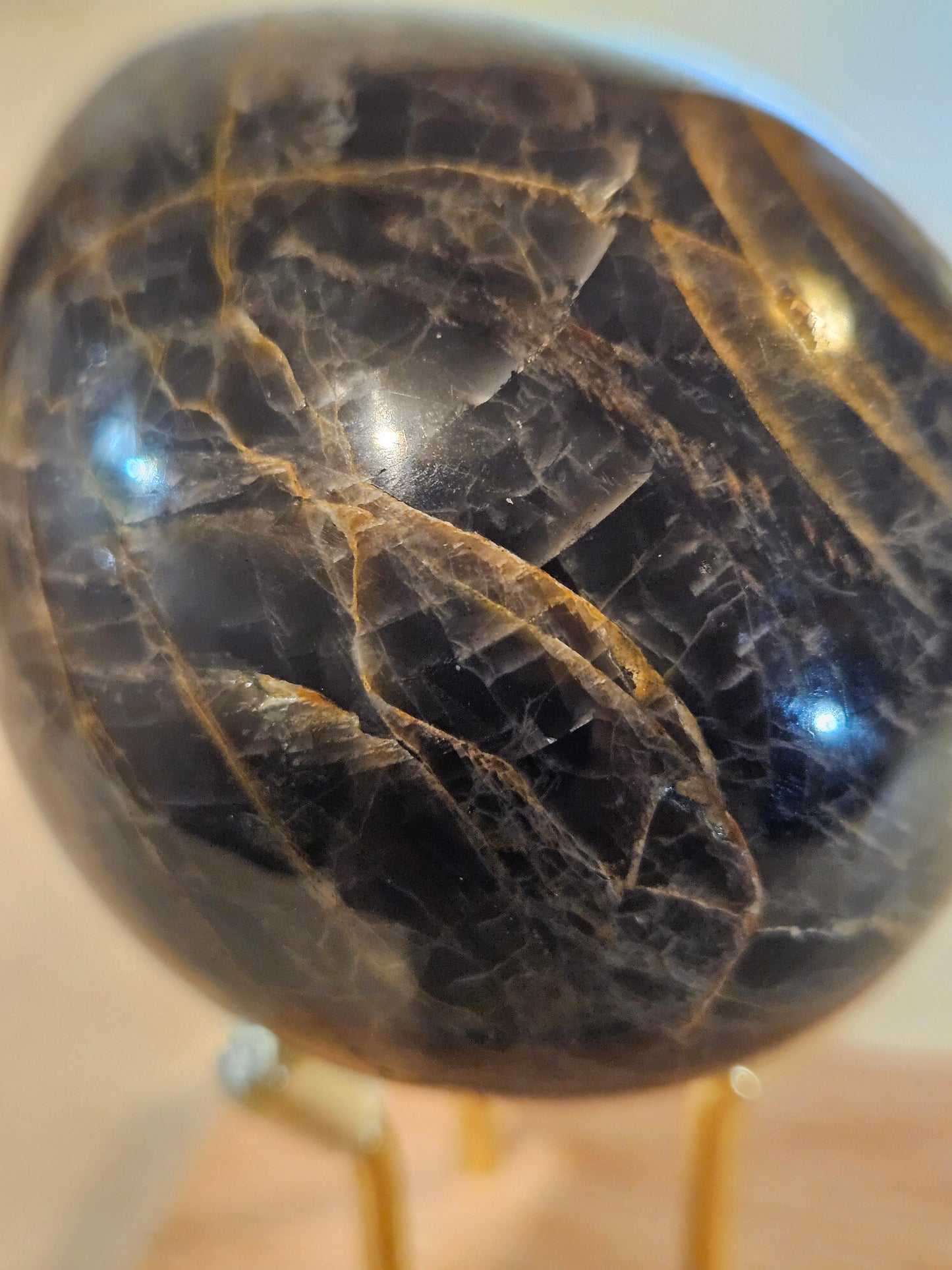 Black Moonstone Egg