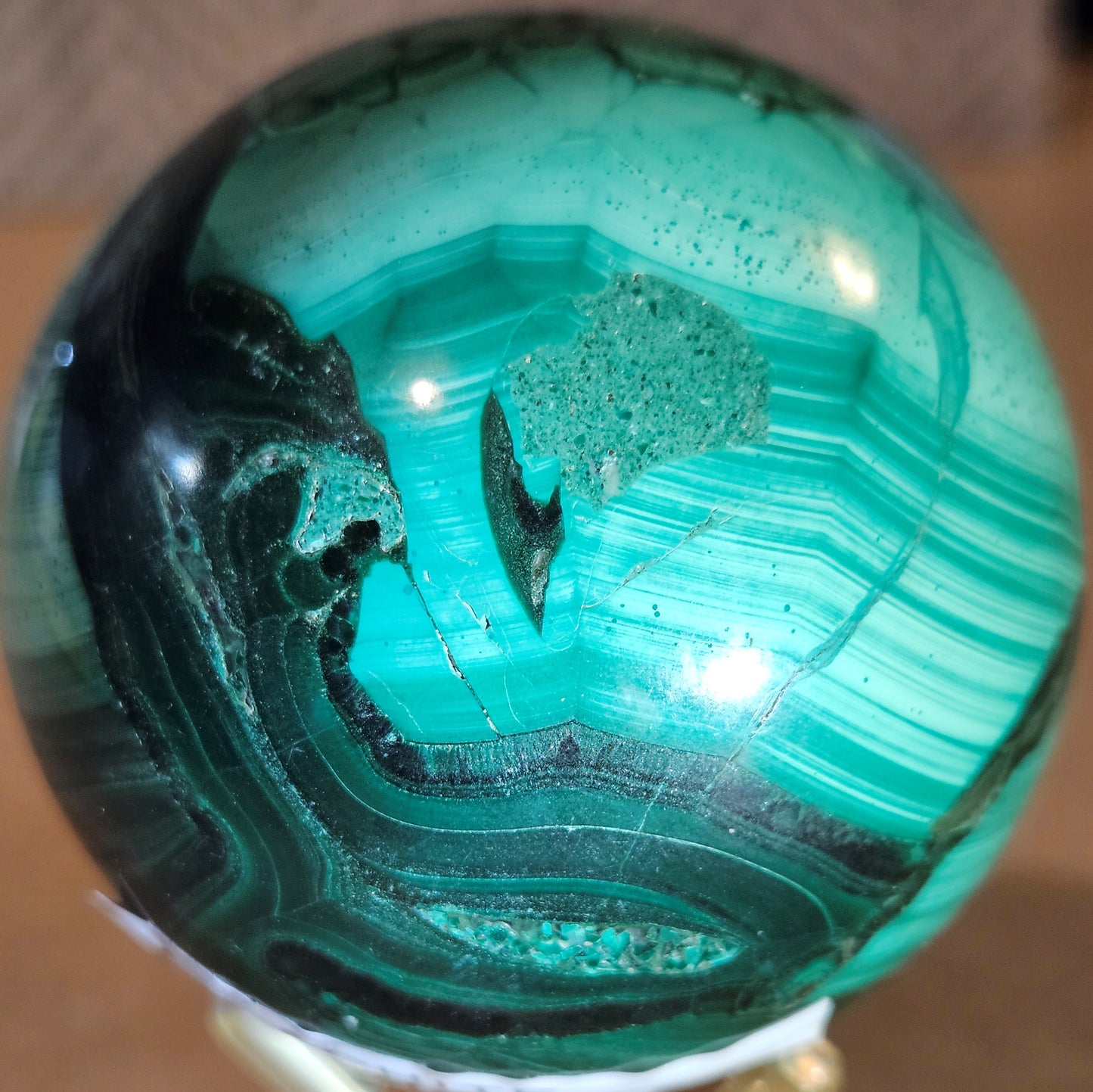 Malachite Sphere #1