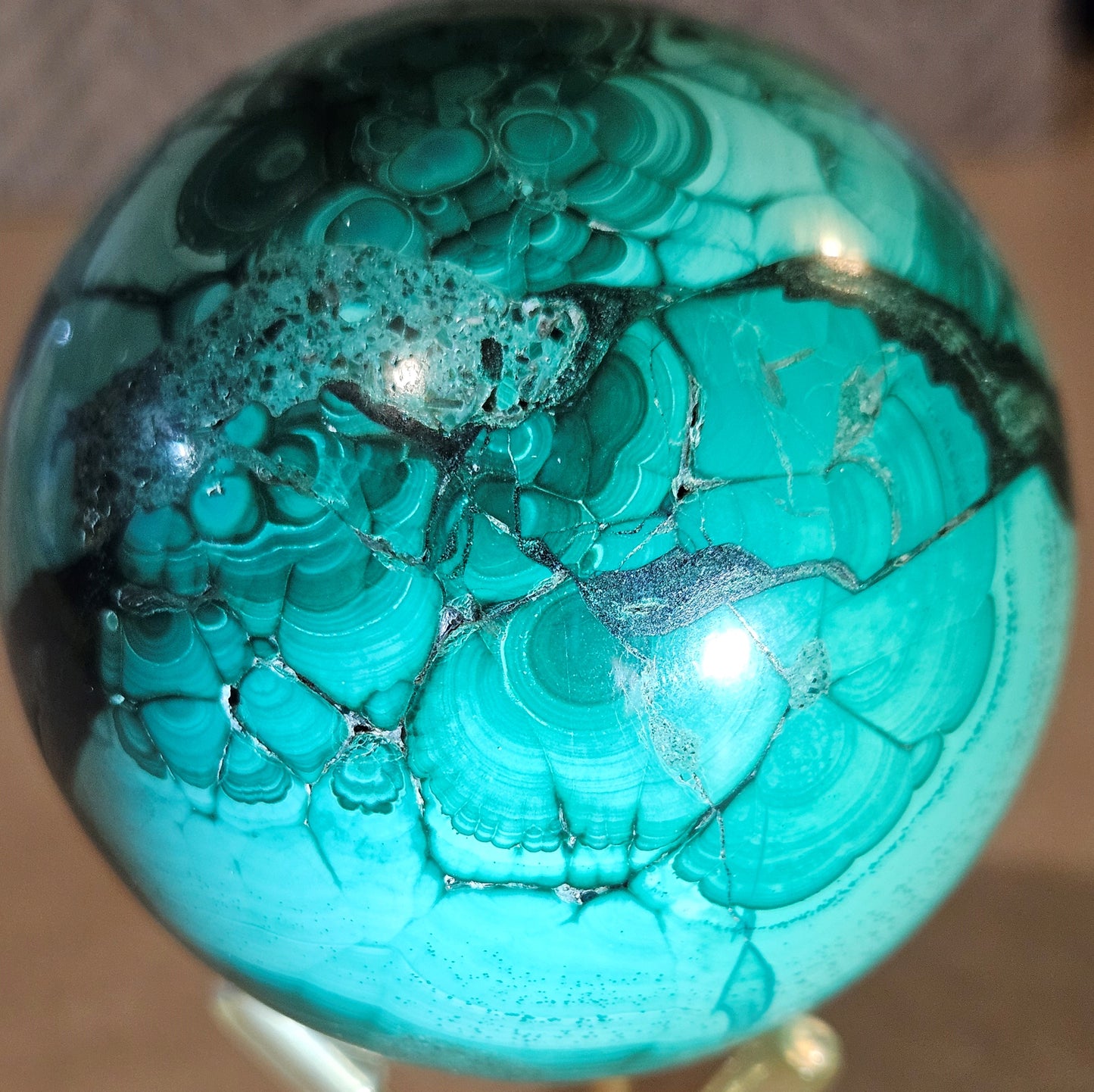 Malachite Sphere #1