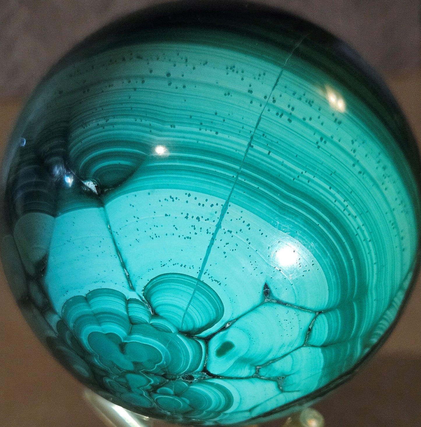 Malachite Sphere #1
