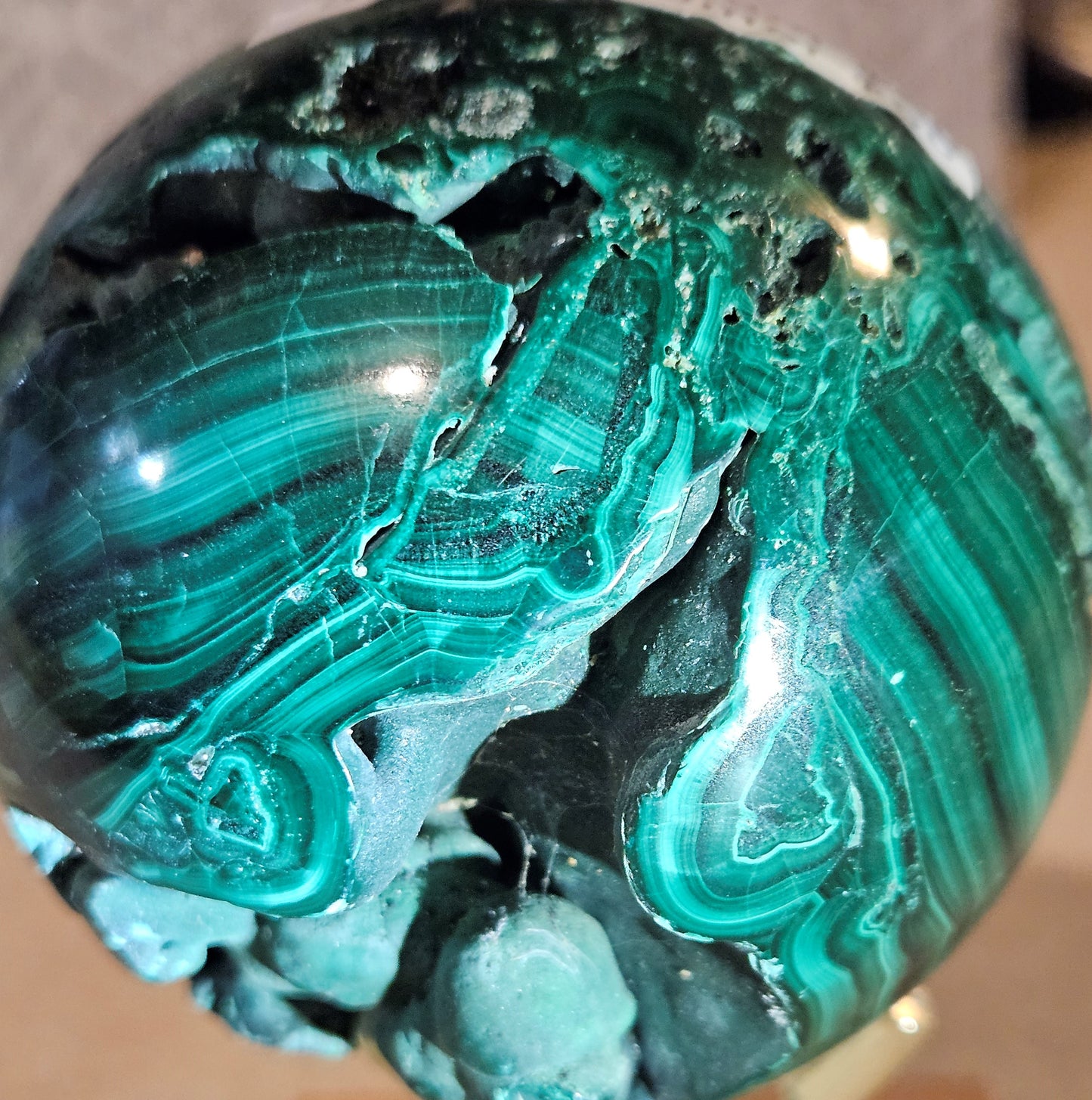 Malachite Sphere #2