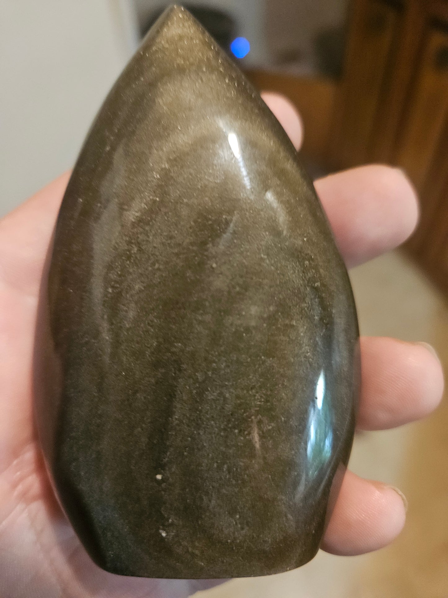 Gold Sheen Obsidian Flame/FF/Teardrop