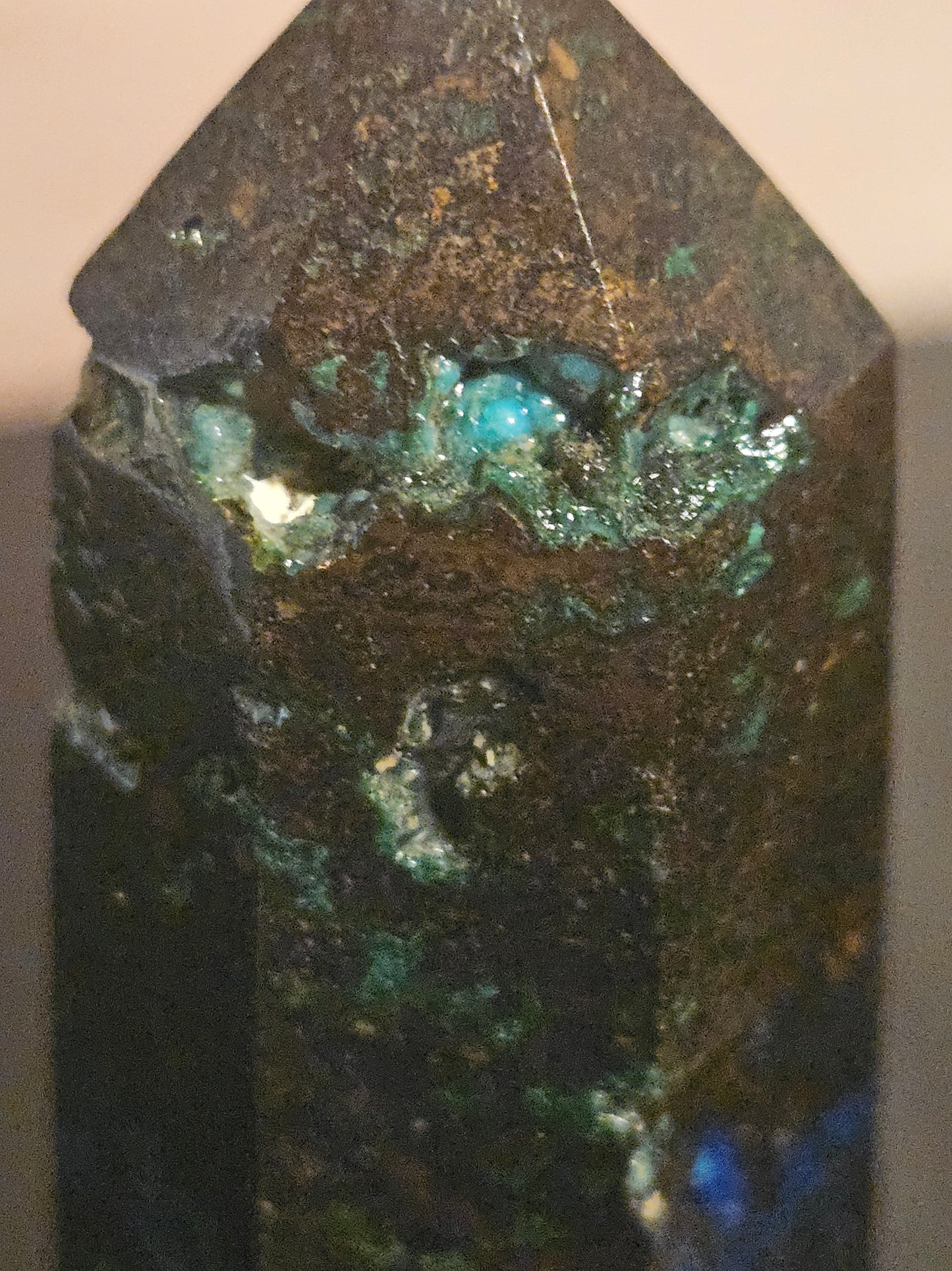 Malachite & Azurite (Azurmalachite) Tower