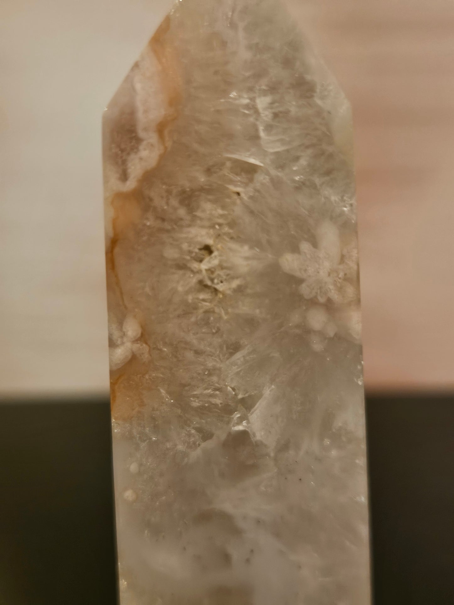 Cherry Blossom Agate (Flower Agate)Tower