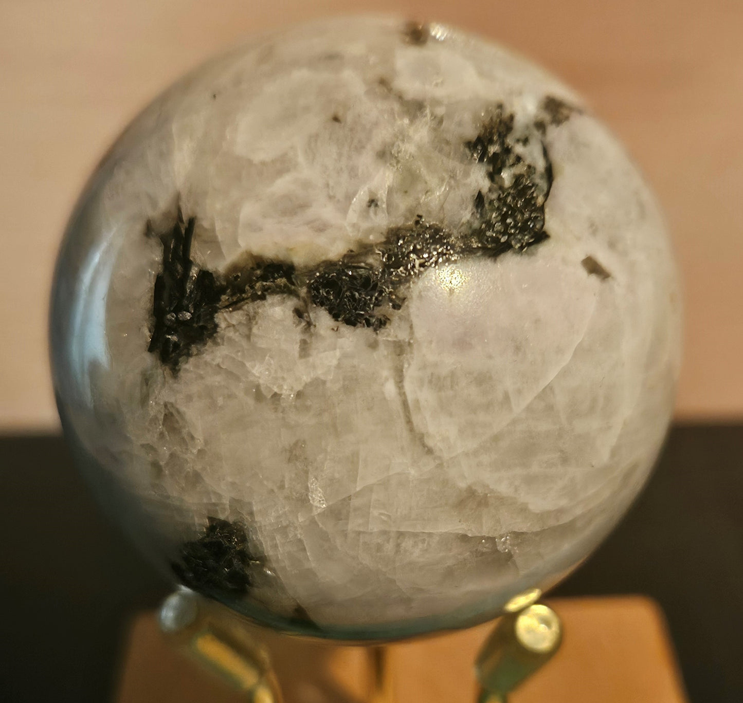 Rainbow Moonstone Sphere 2