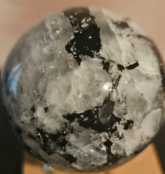 Rainbow Moonstone Sphere 4