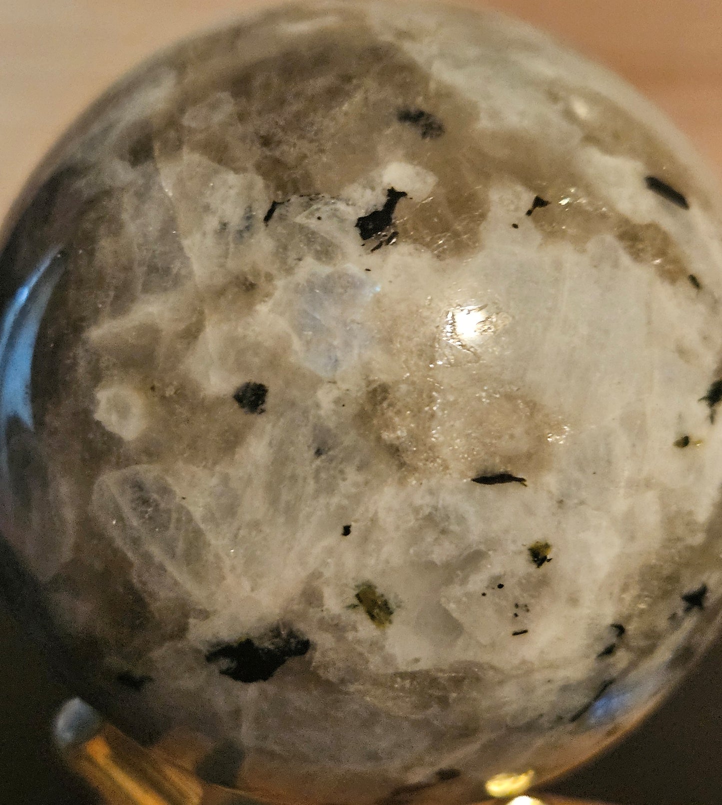 Rainbow Moonstone Sphere 5