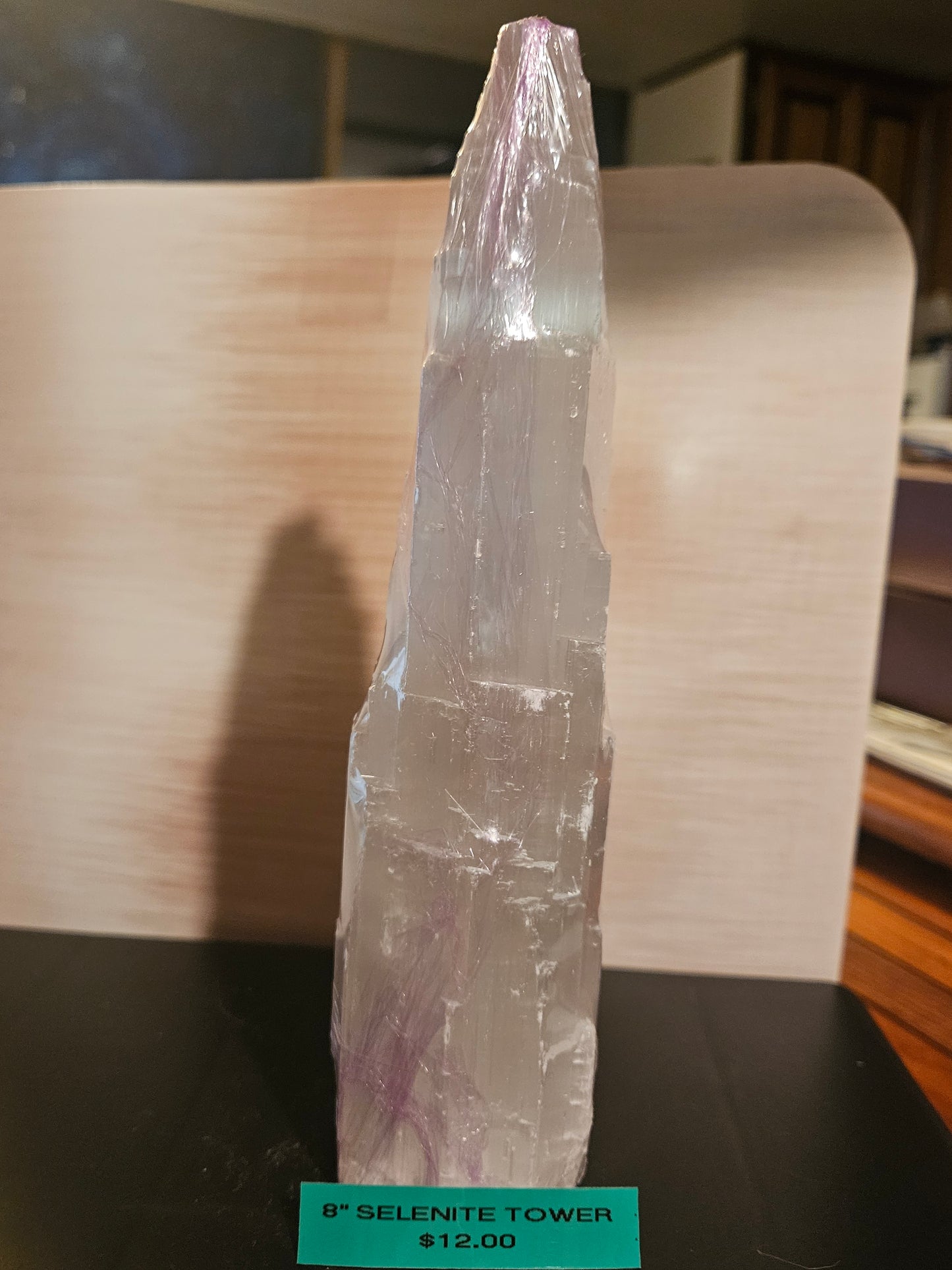 Selenite Crystal Tower 8"