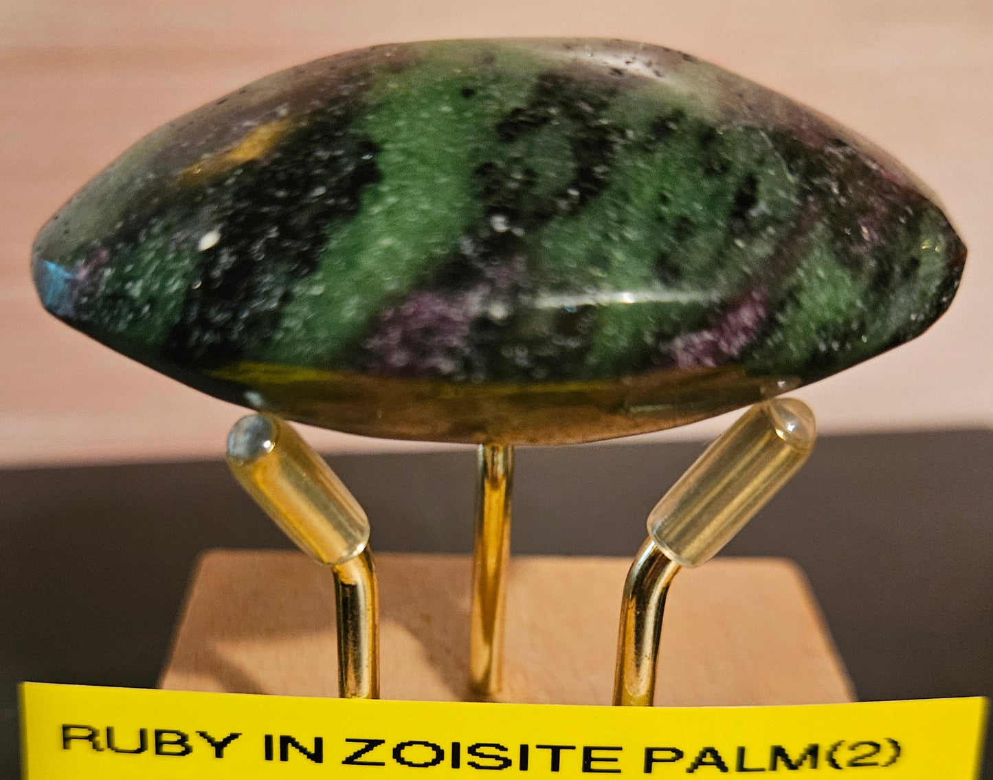 Ruby in Zoisite Palm Stones