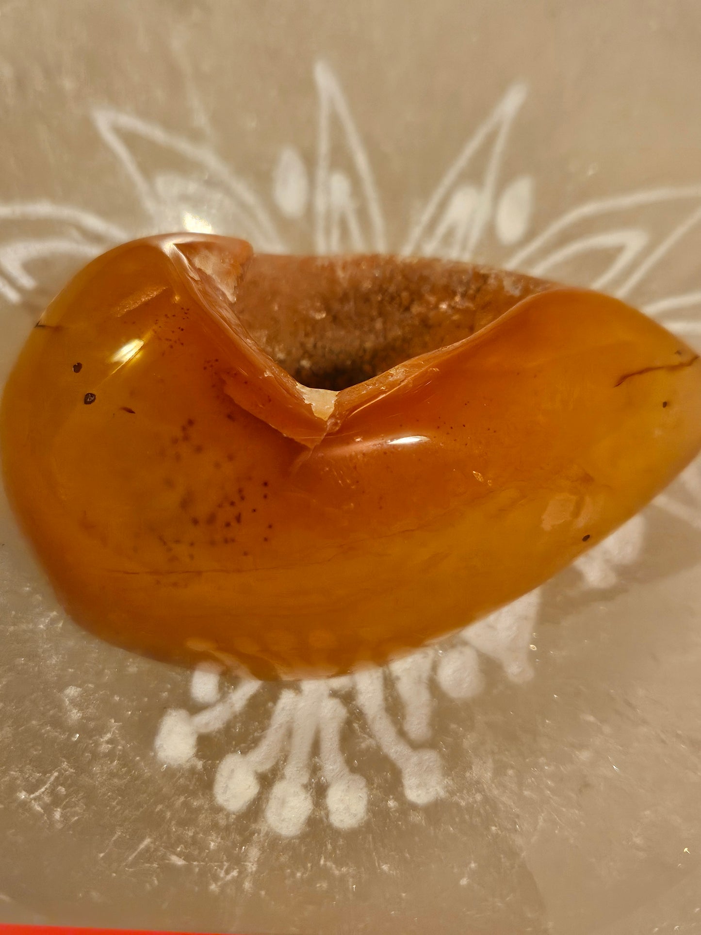 Carnelian Geode Druzy #4