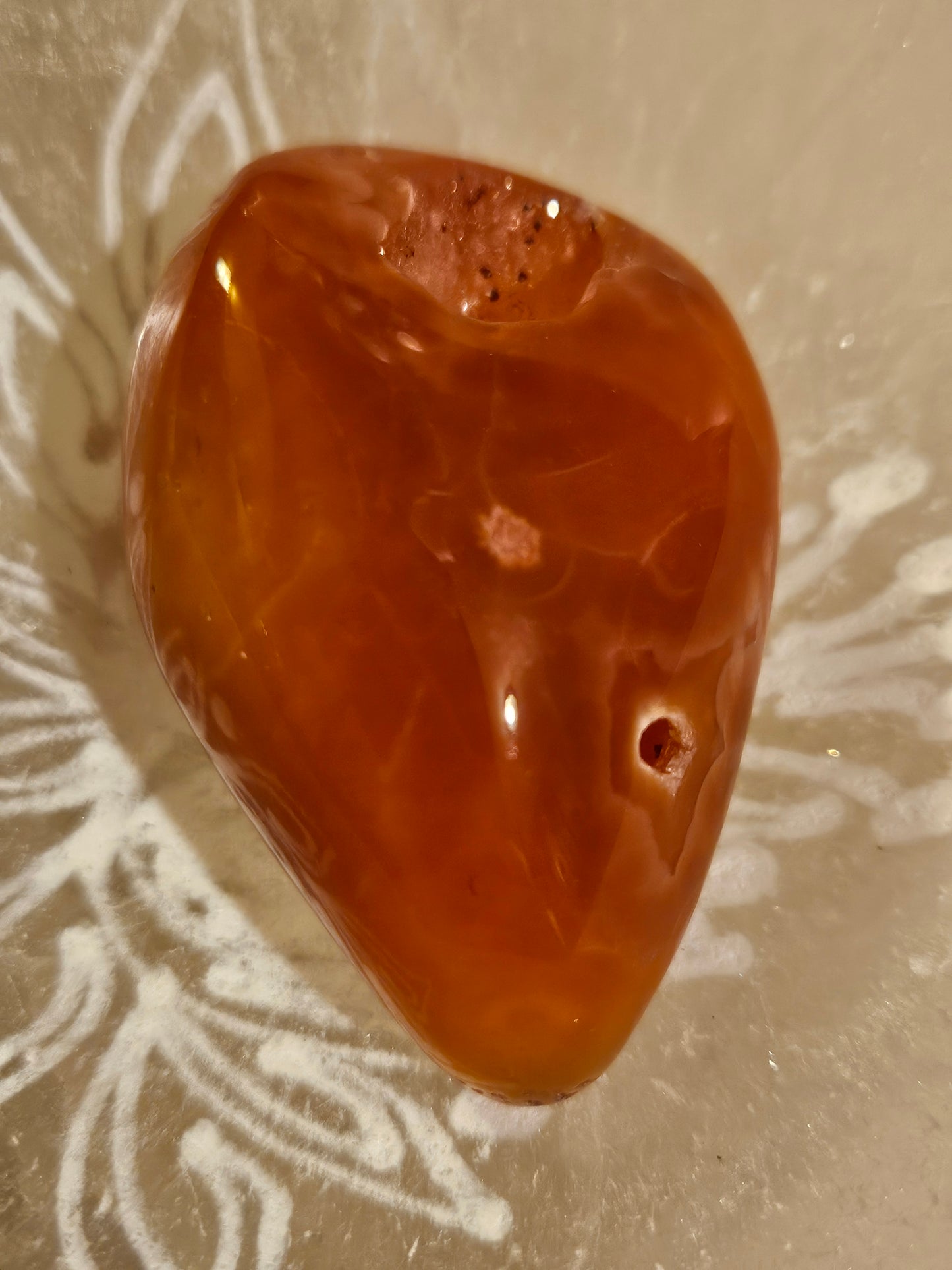 Carnelian Geode Druzy #6