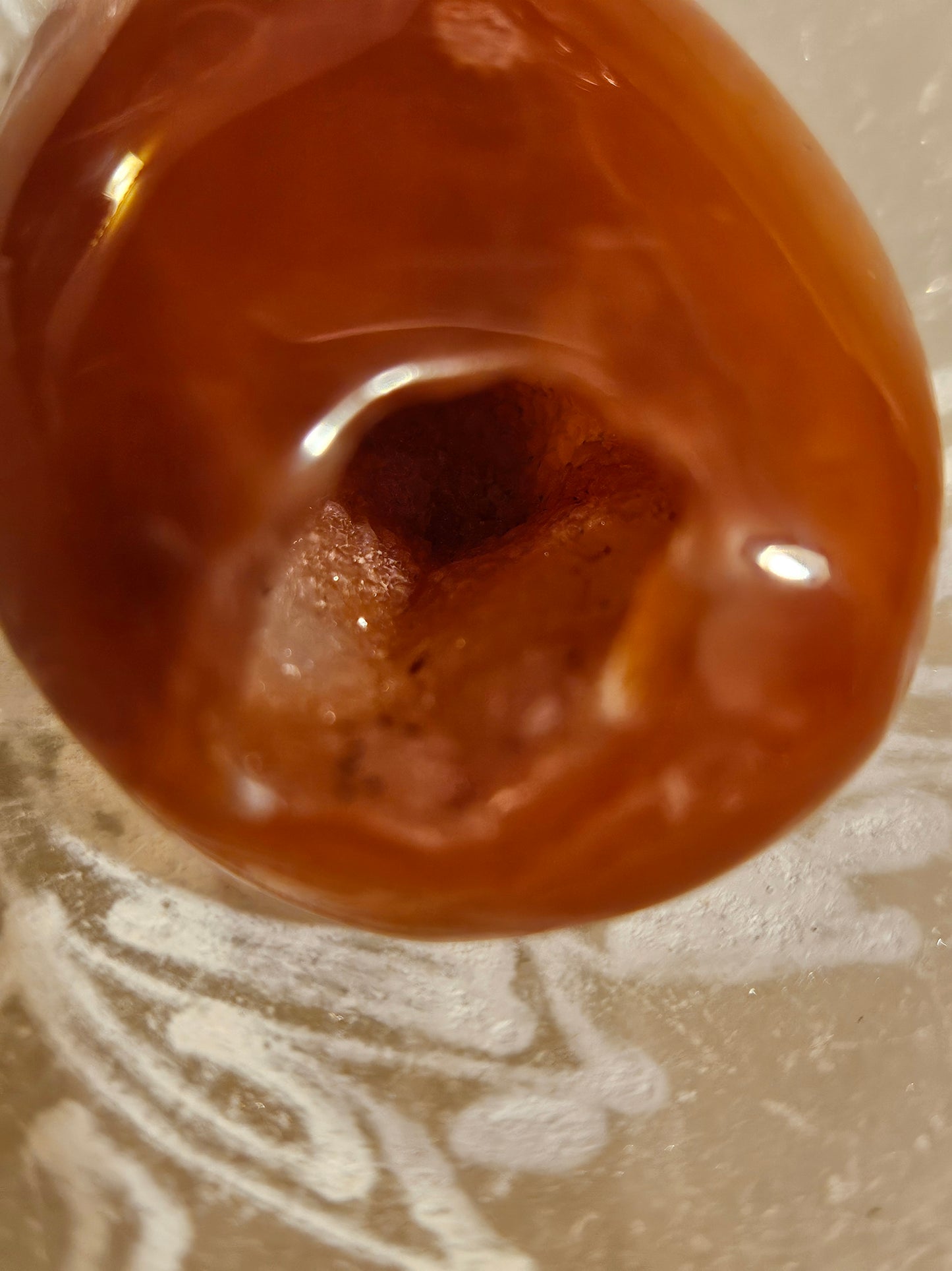 Carnelian Geode Druzy #6