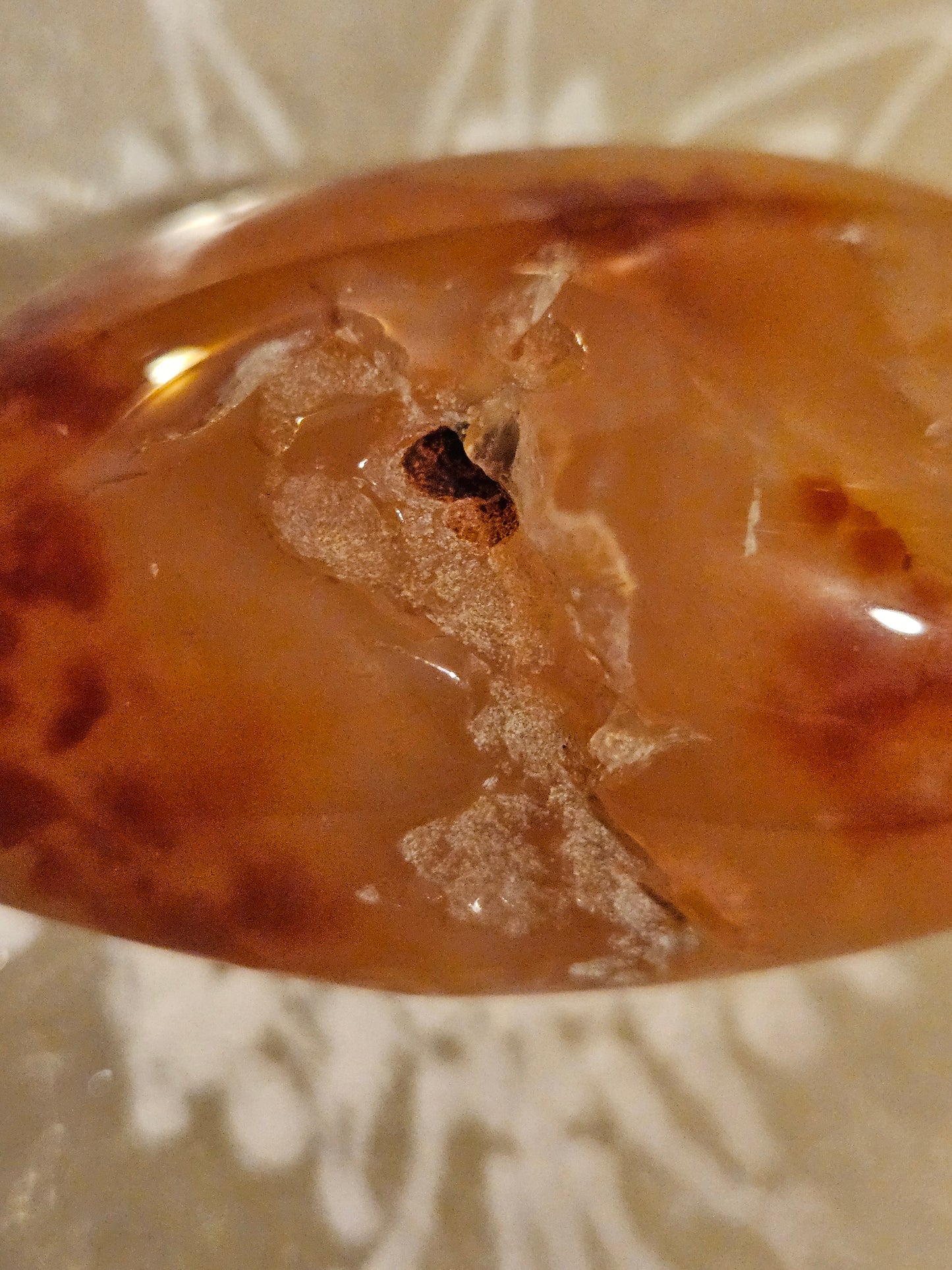 Carnelian Geode Druzy #9