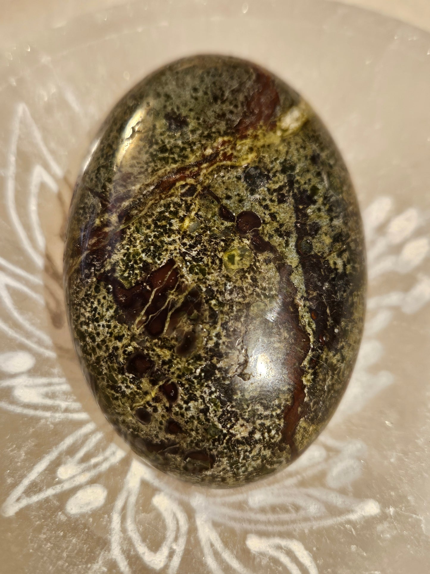 Dragon's Blood Palm Stone