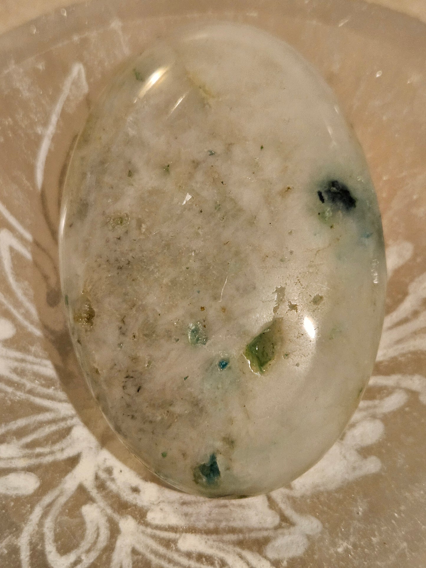 Chrysocolla Palm Stone