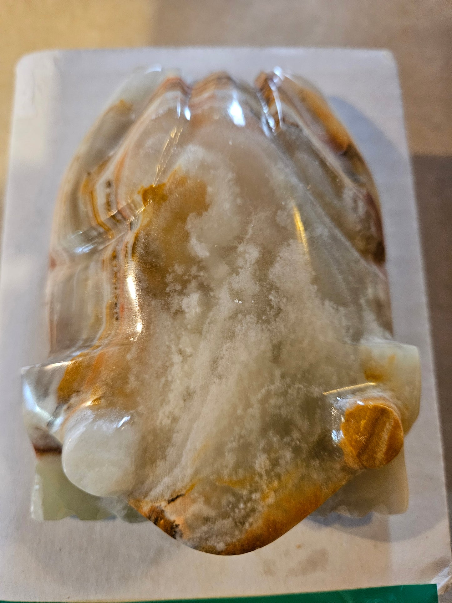 Frog - Green Banded Calcite [Pakistan]