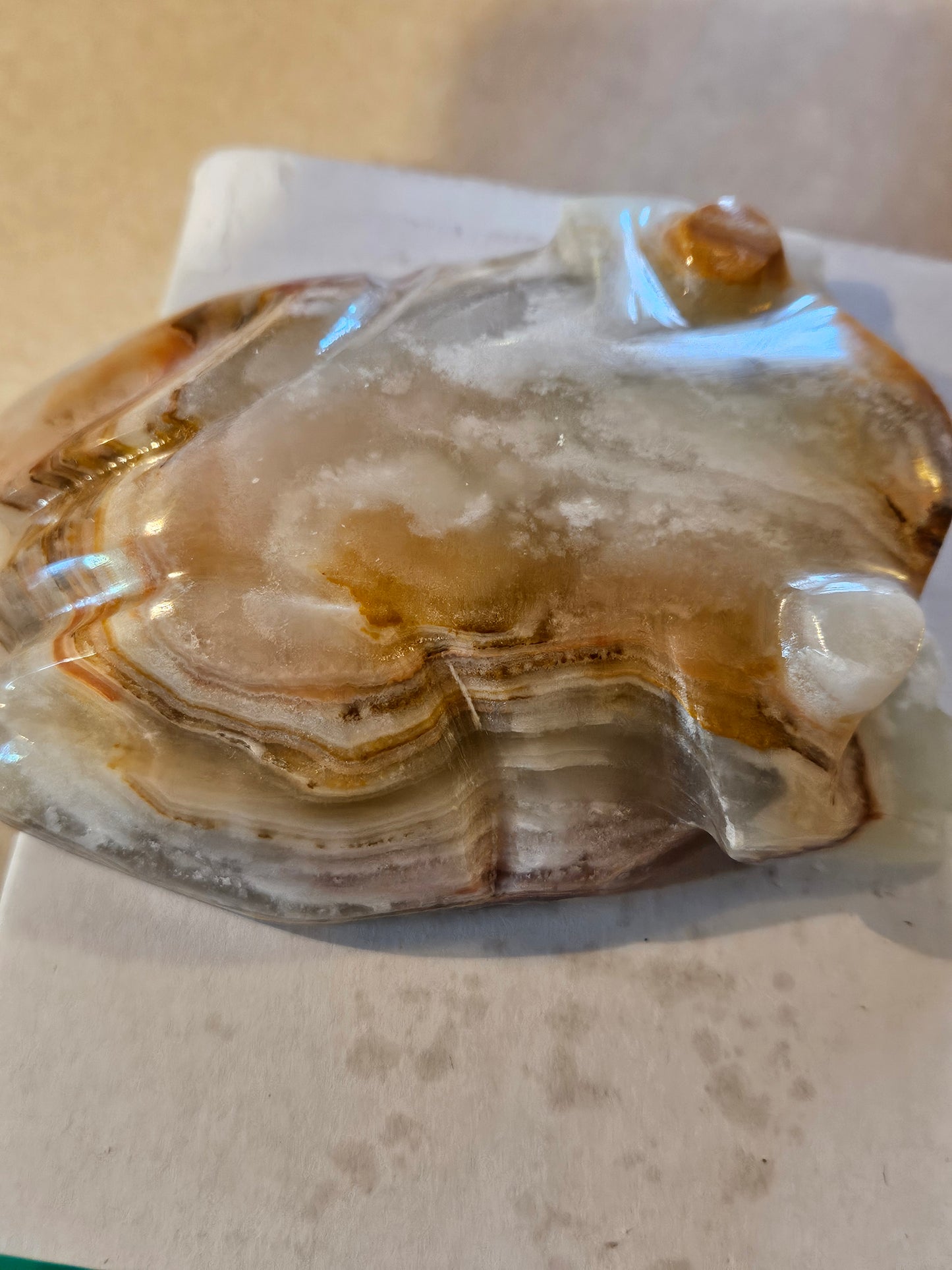 Frog - Green Banded Calcite [Pakistan]