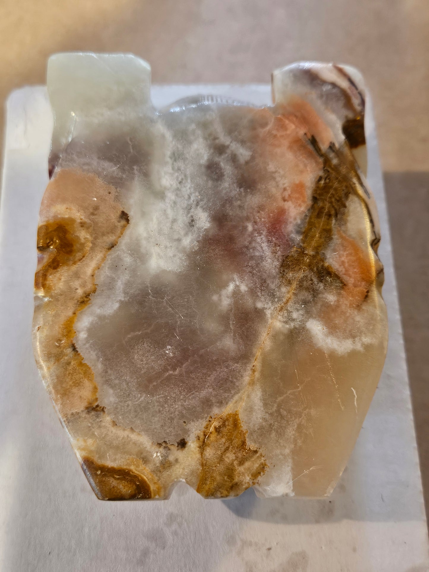 Frog - Green Banded Calcite [Pakistan]