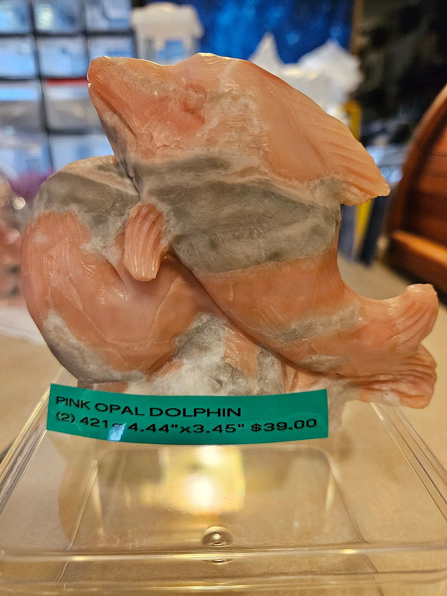 Pink Opal Dolphins (1-5) 2