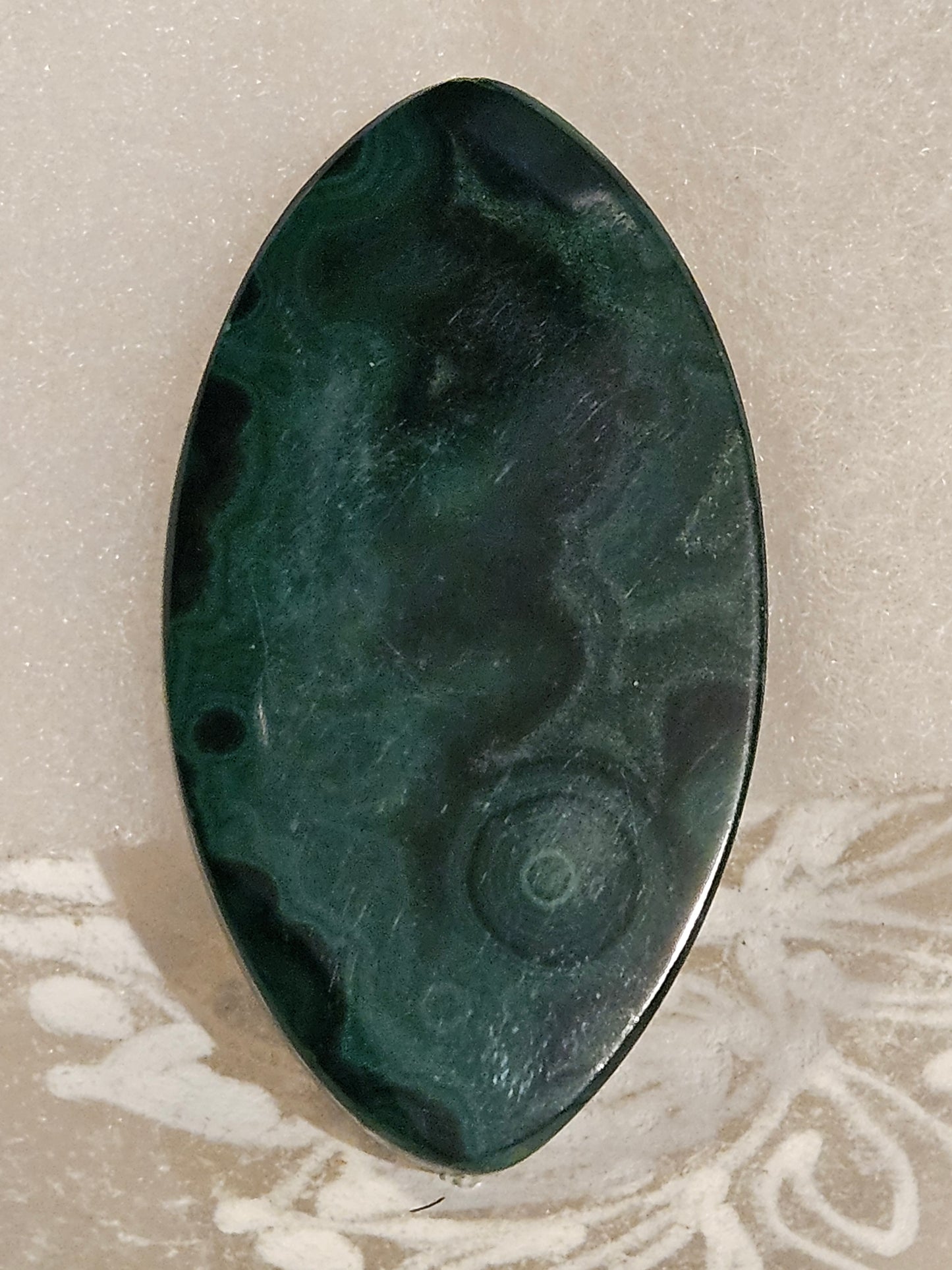Malachite Cabochon (Congo)