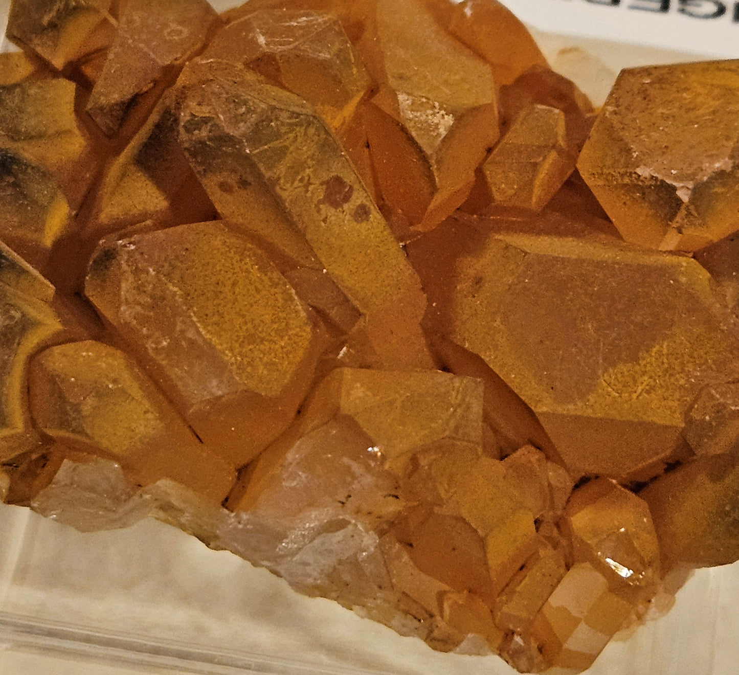 Tangerine (Hematite) Quartz Crystal Cluster (2)