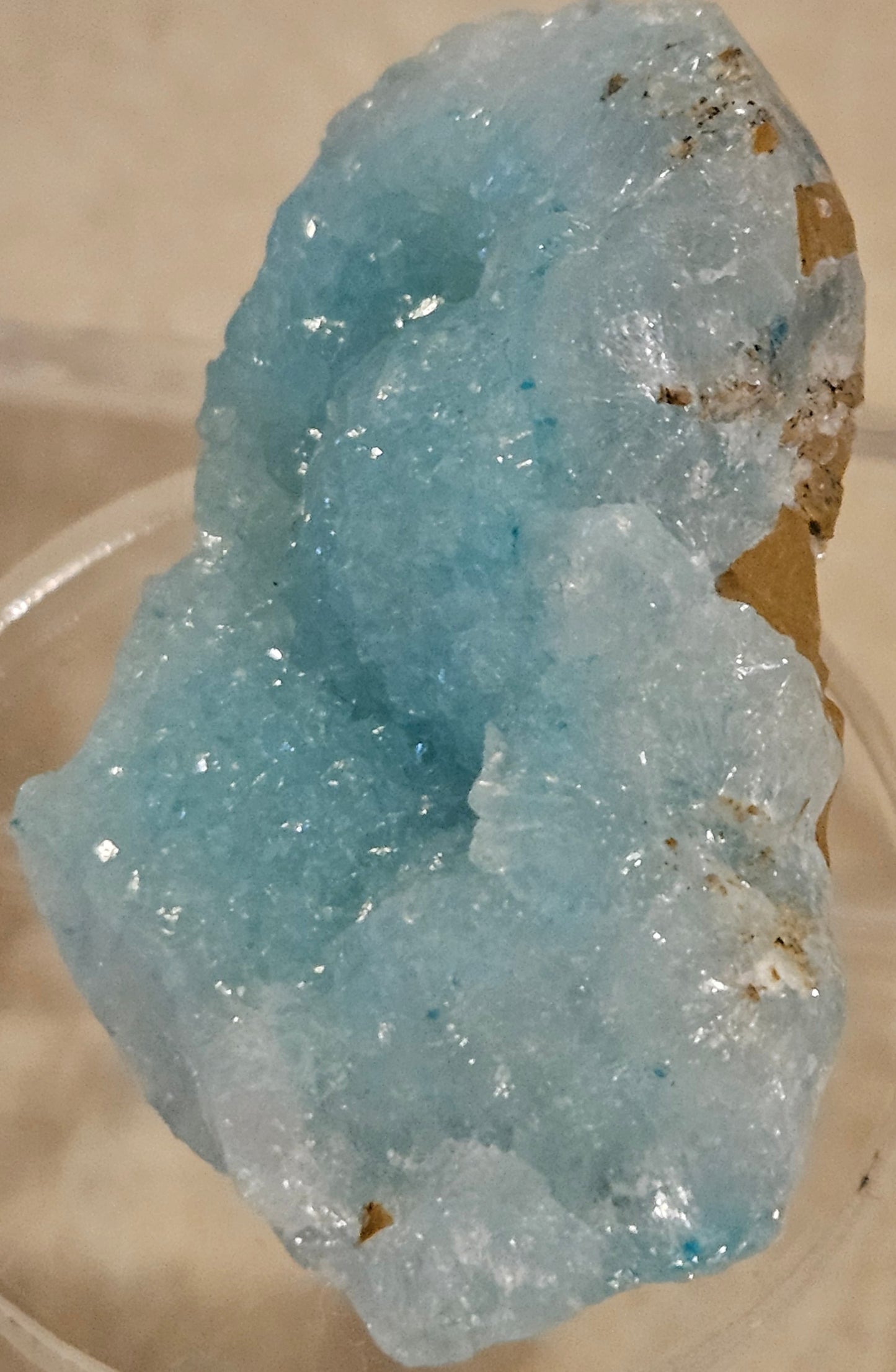 Hemimorphite (Sparkling Sky-Blue)