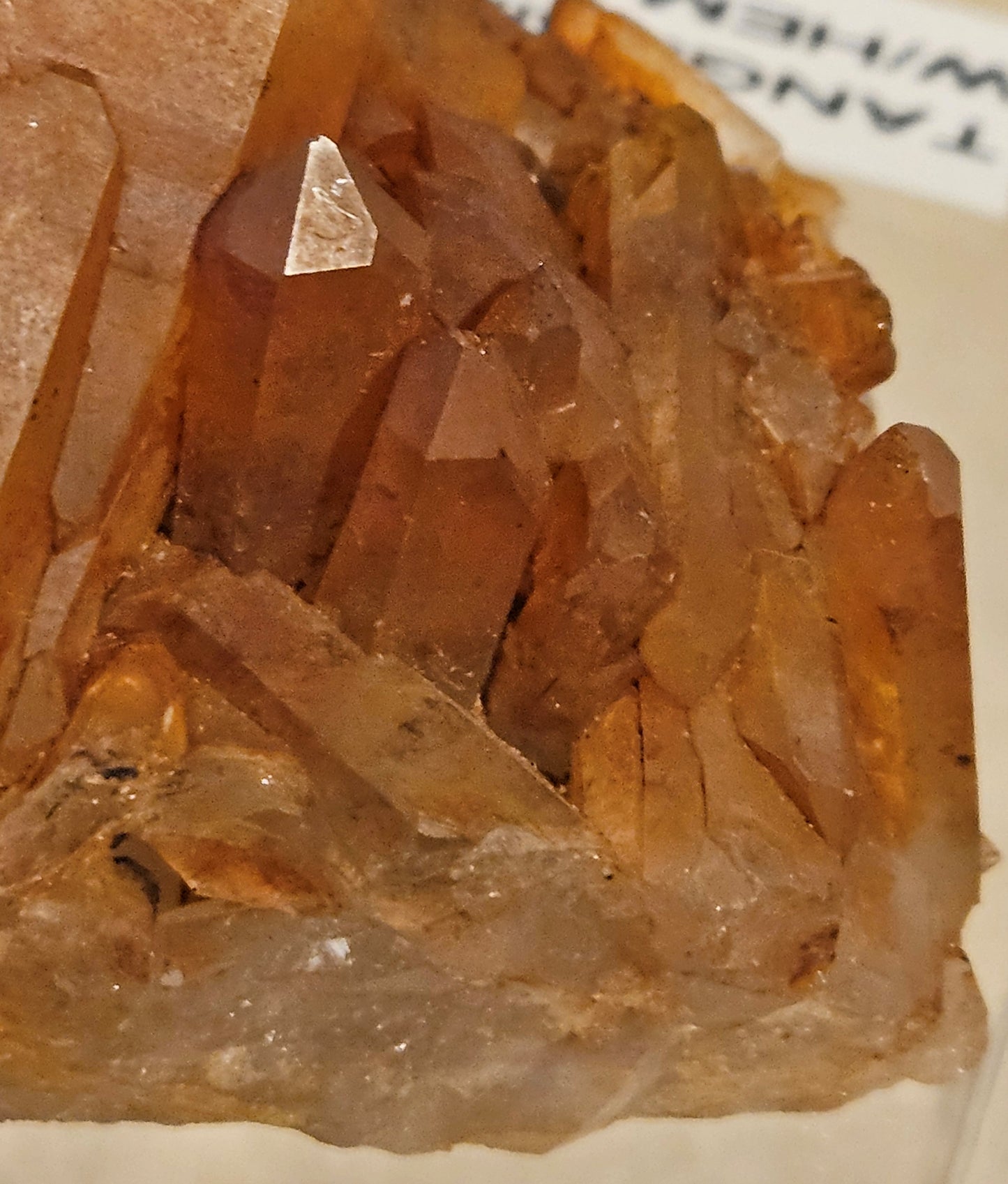 Tangerine (Hematite) Quartz Crystal Cluster (1)
