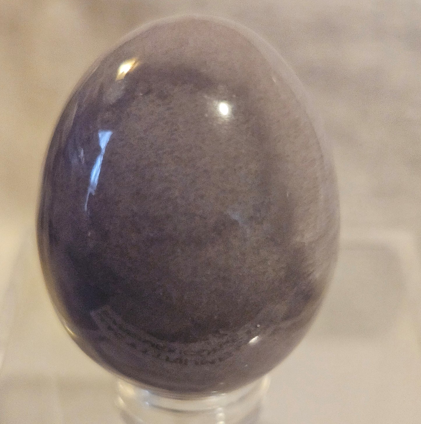 Lilac Yttrium Fluorite Egg (Mexico) [RARE]