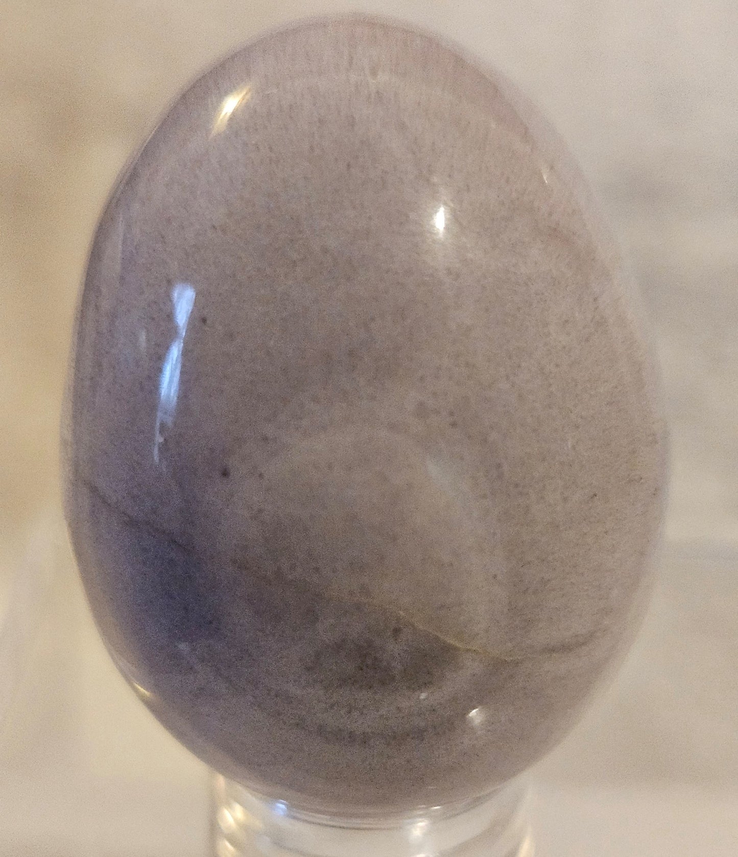 Lilac Yttrium Fluorite Egg (Mexico) [RARE]