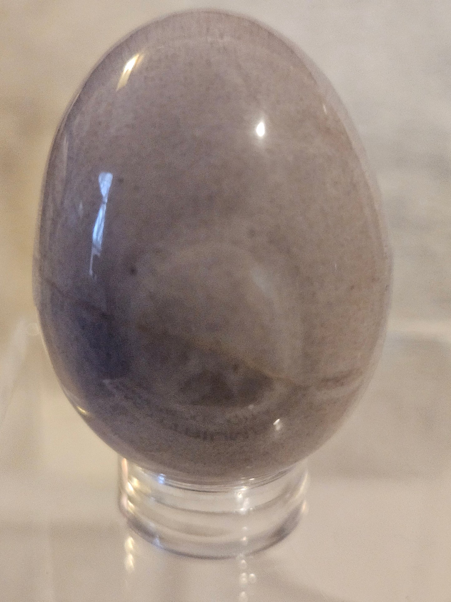 Lilac Yttrium Fluorite Egg (Mexico) [RARE]