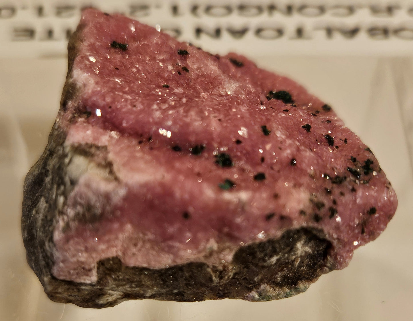 Cobaltoan Calcite [2] Dem Republic of the Congo