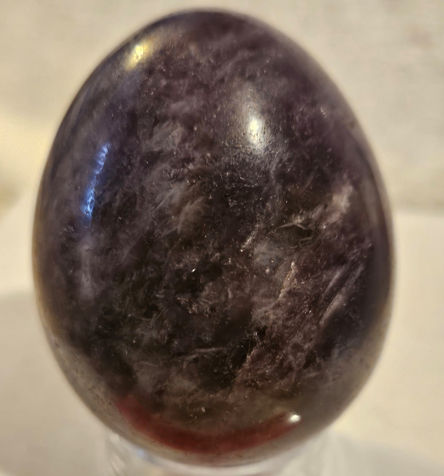 Lepidolite Crystal Egg [Small] Madagascar