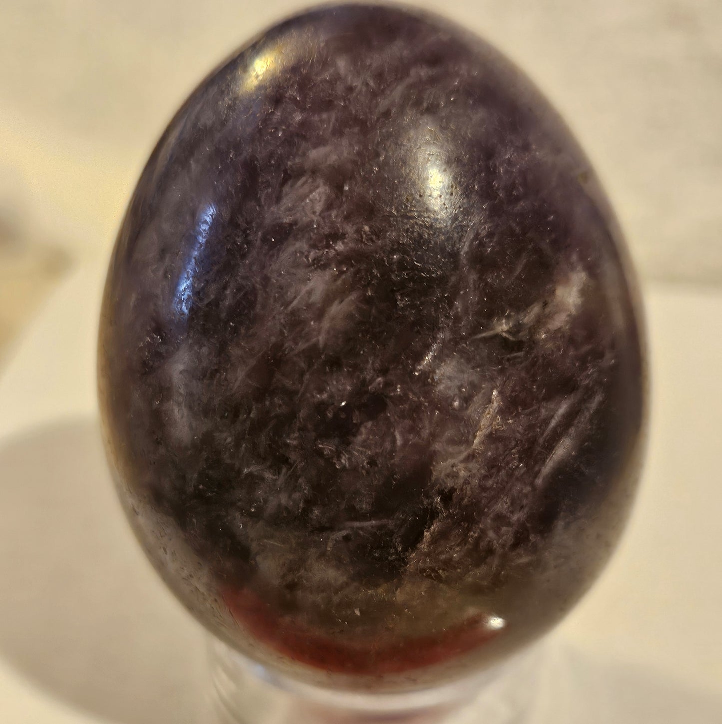 Lepidolite Crystal Egg [Small] Madagascar