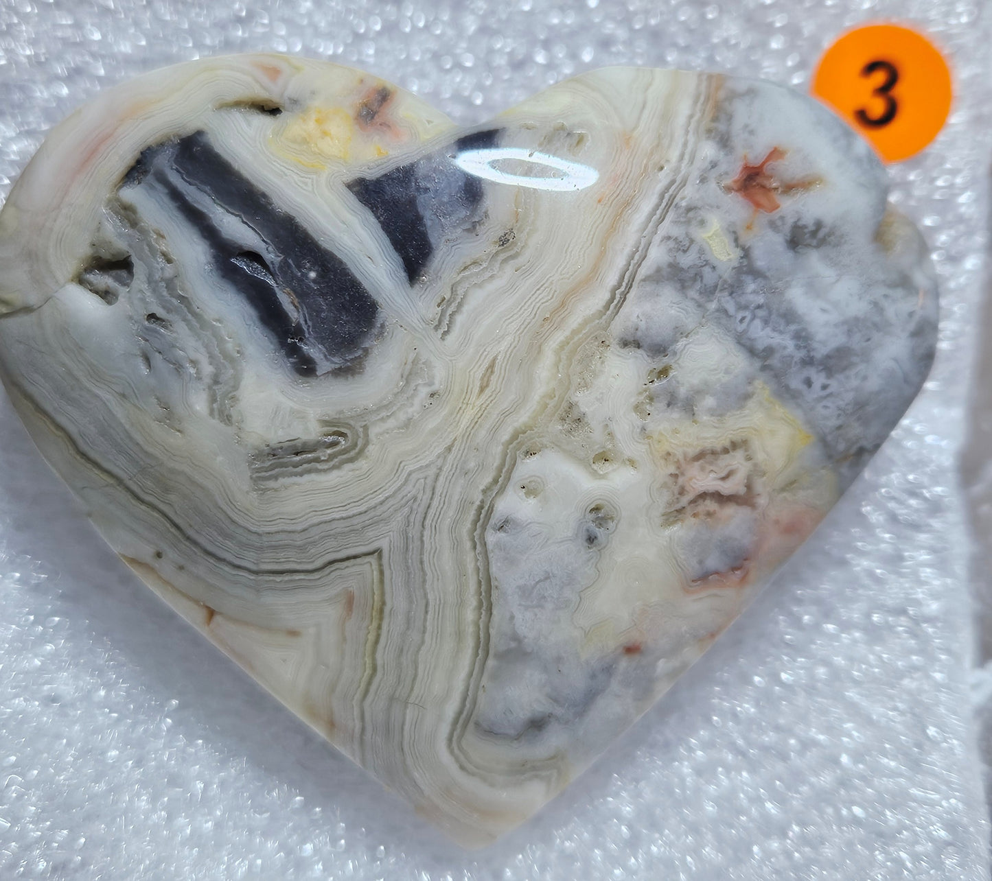Crazy Lace Agate Hearts