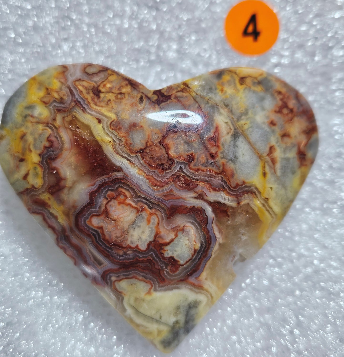 Crazy Lace Agate Hearts