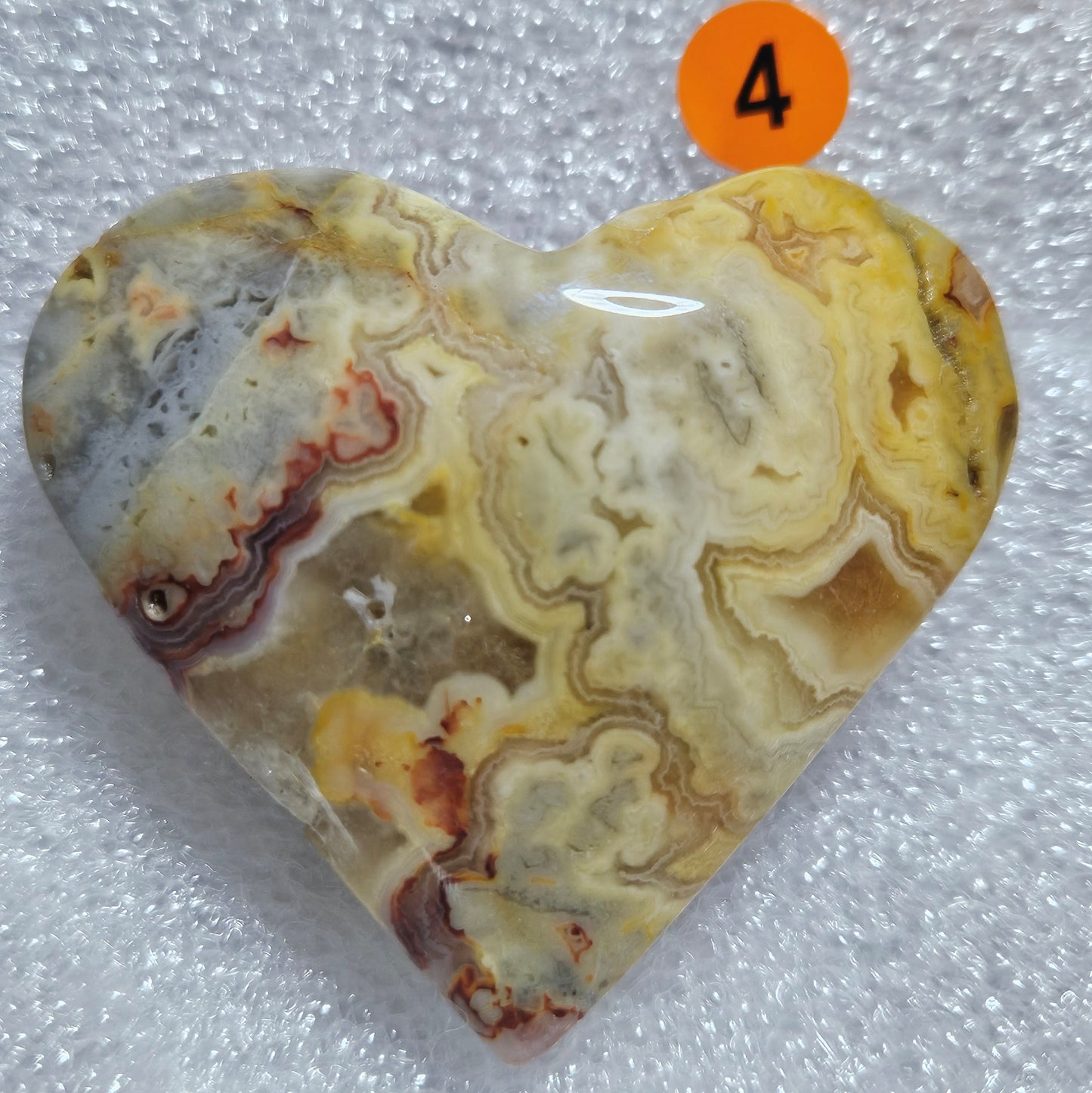 Crazy Lace Agate Hearts