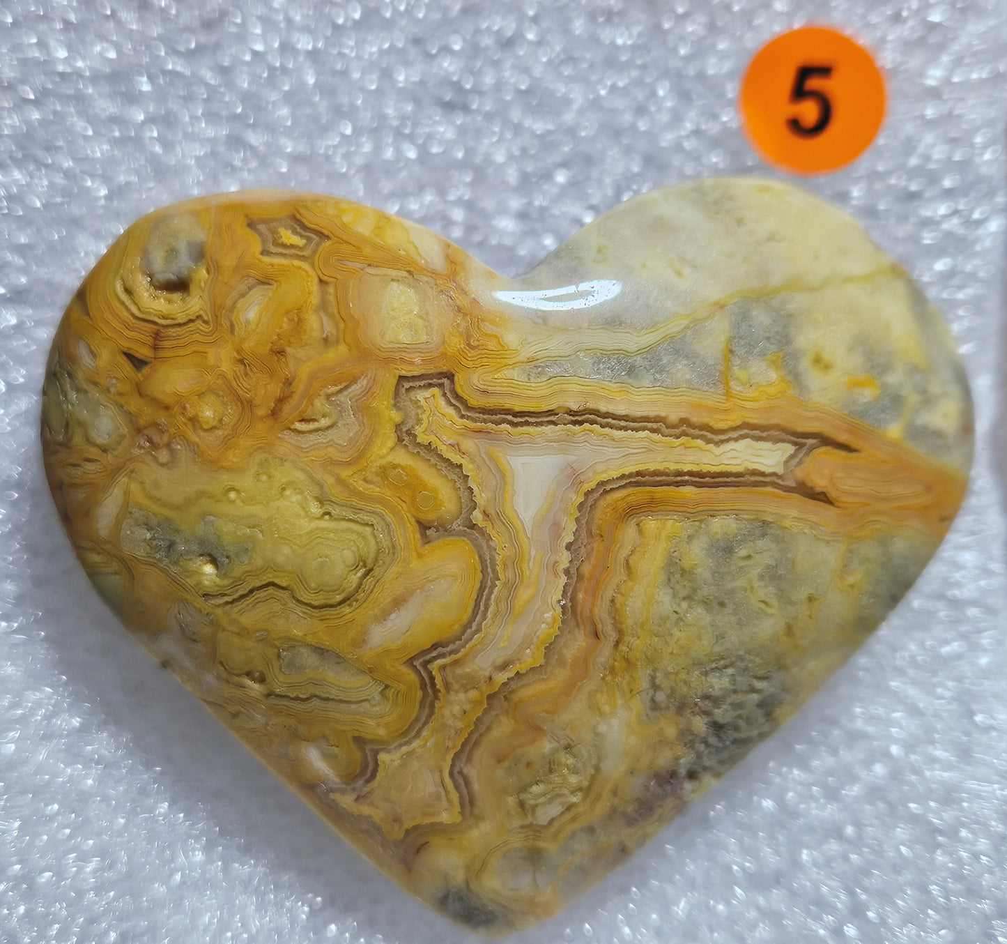 Crazy Lace Agate Hearts