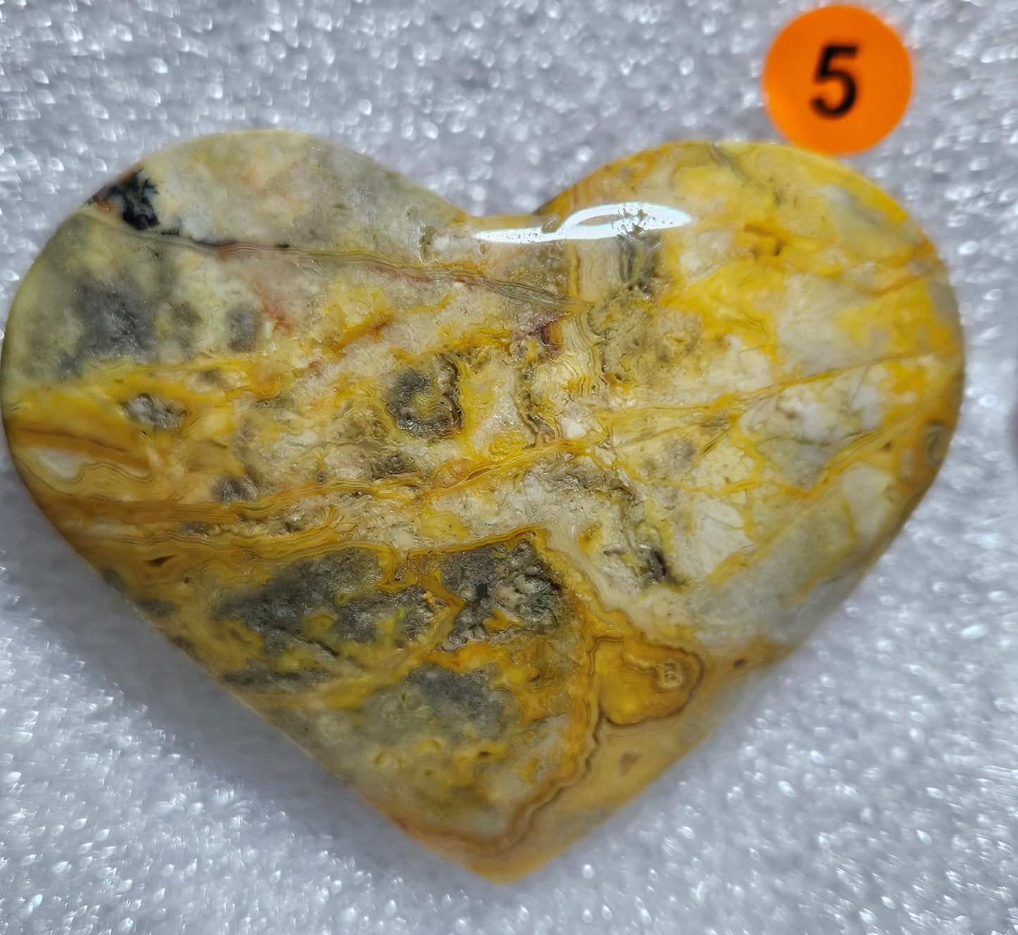 Crazy Lace Agate Hearts