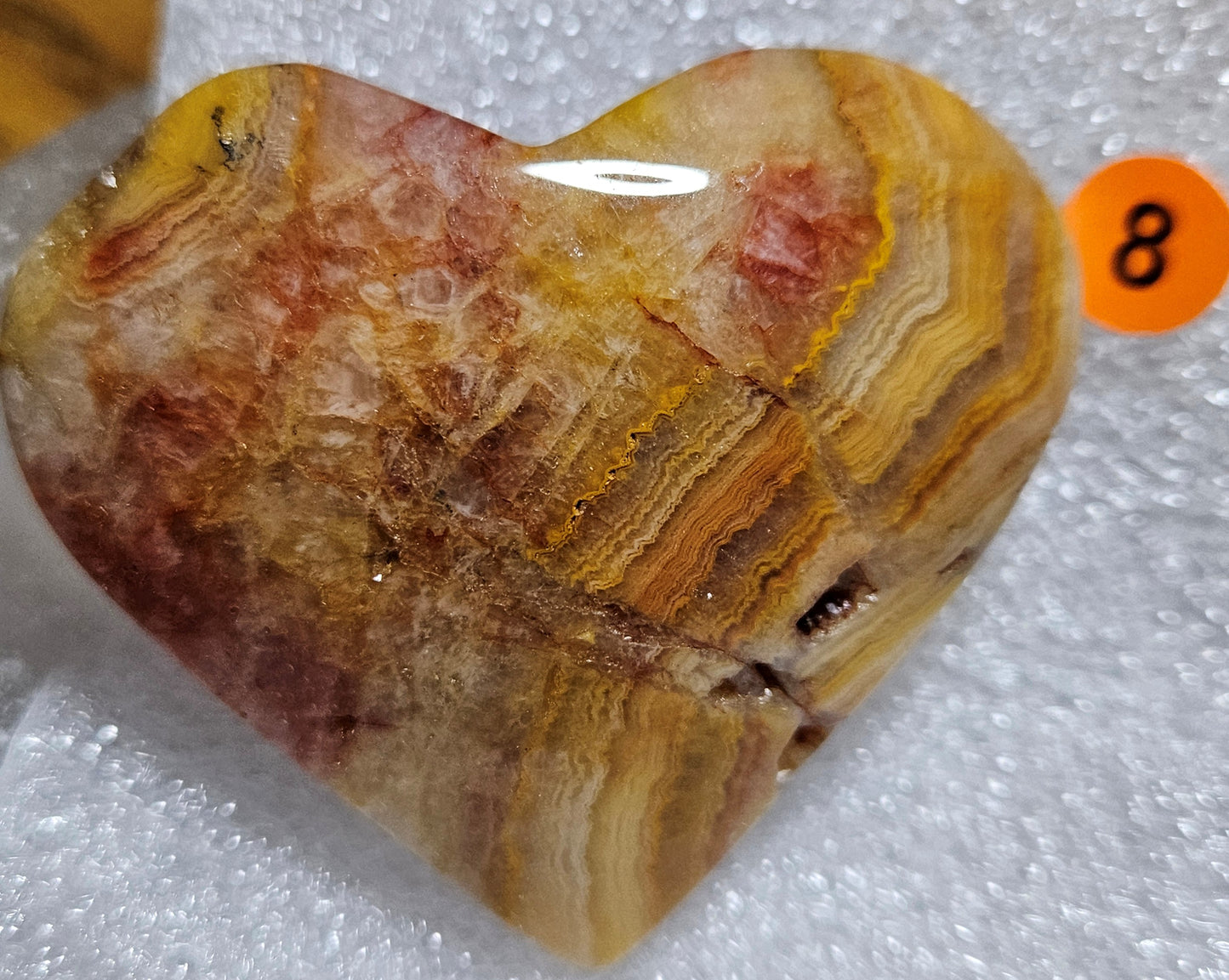 Crazy Lace Agate Hearts