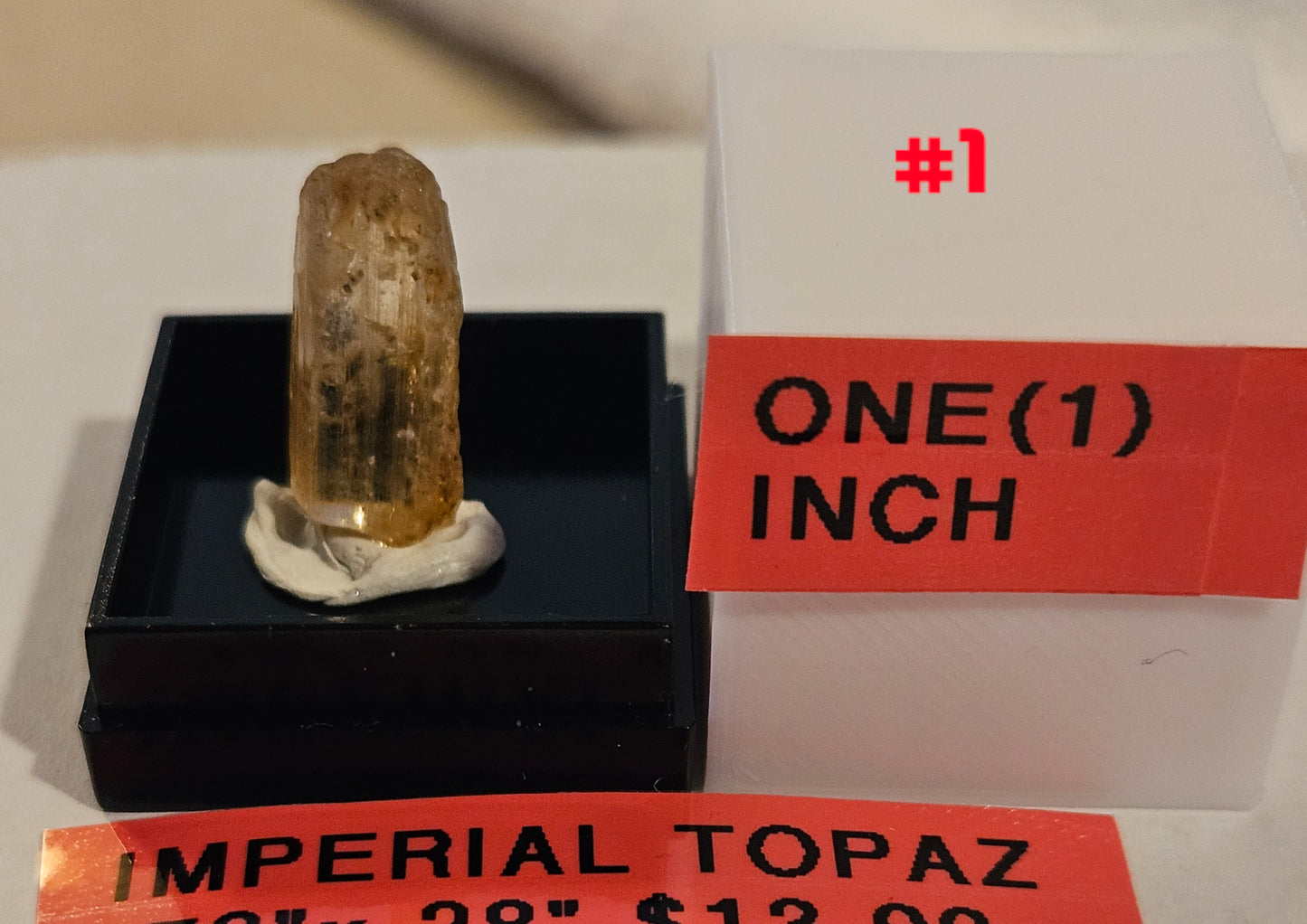 Imperial Topaz Crystal - Raw