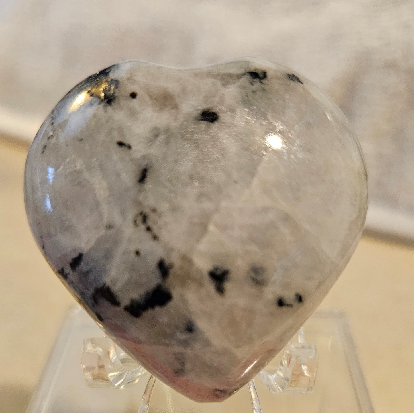 Rainbow Moonstone Heart [1]