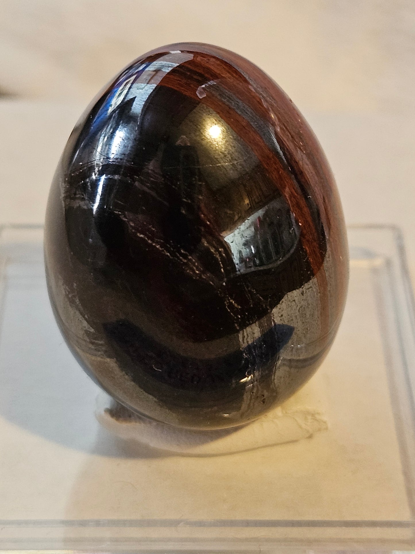 Striped Red Jasper Egg  [Australia]