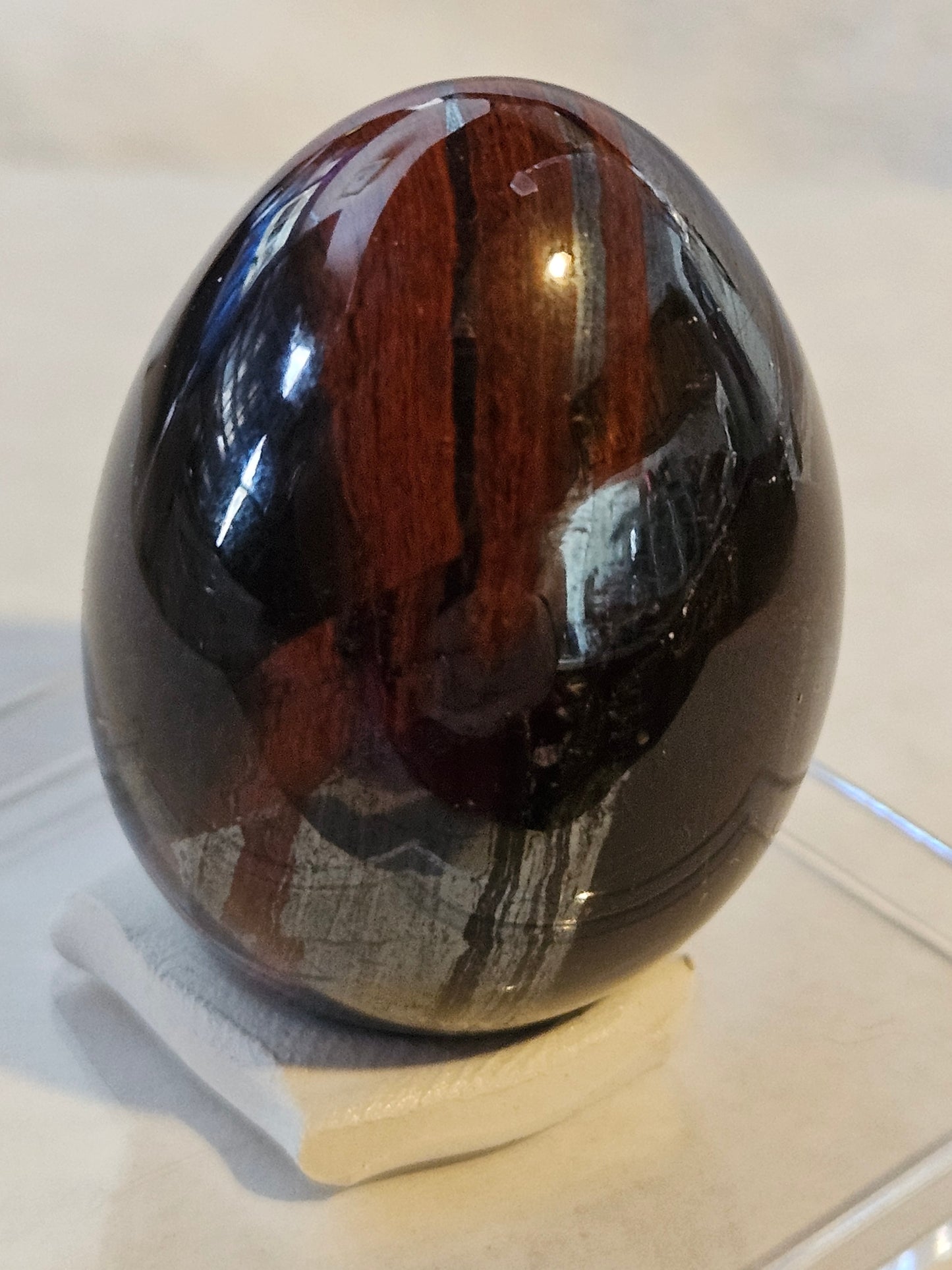 Striped Red Jasper Egg  [Australia]