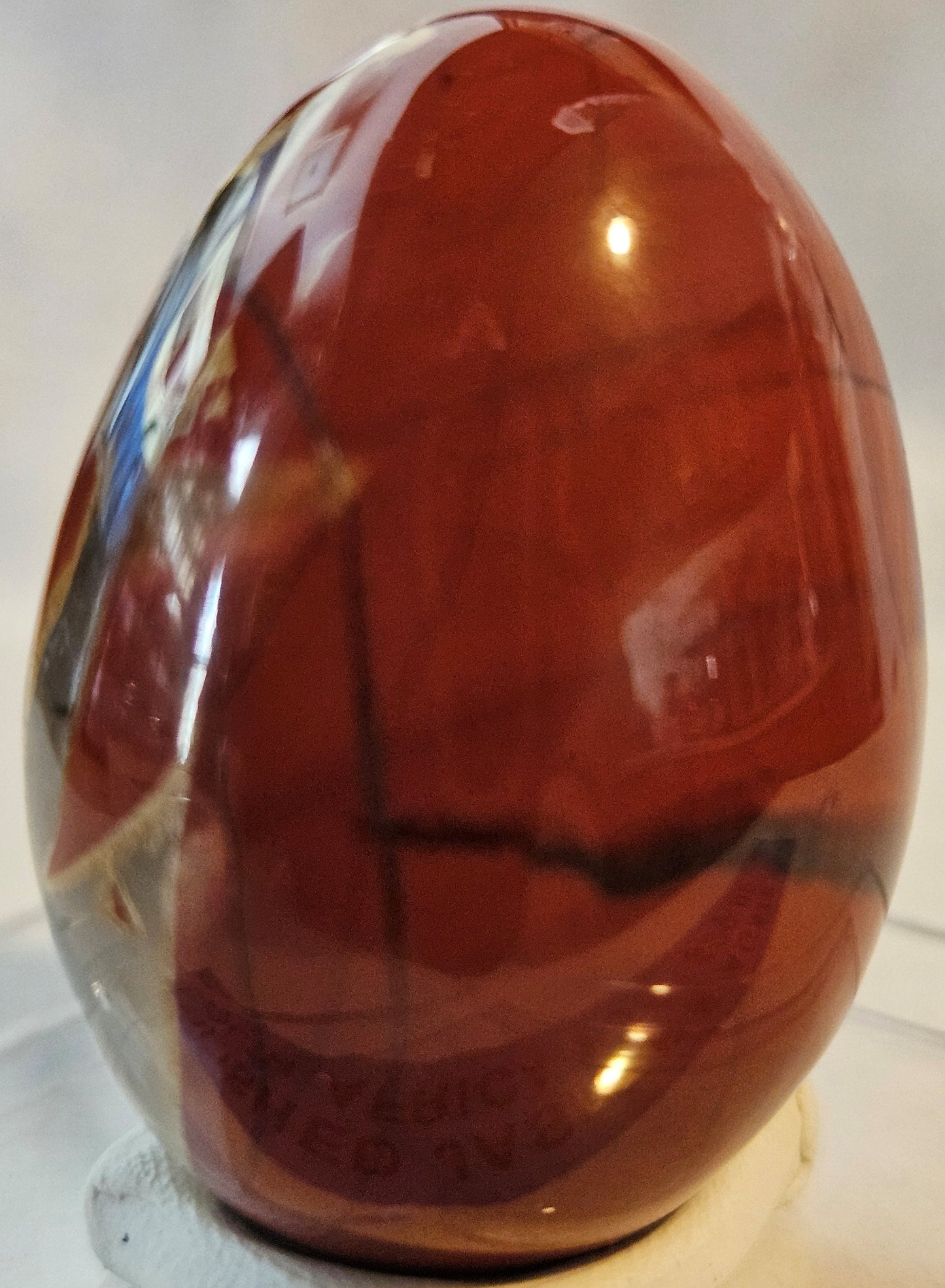 Red Jasper & Agate Egg [South Africa]