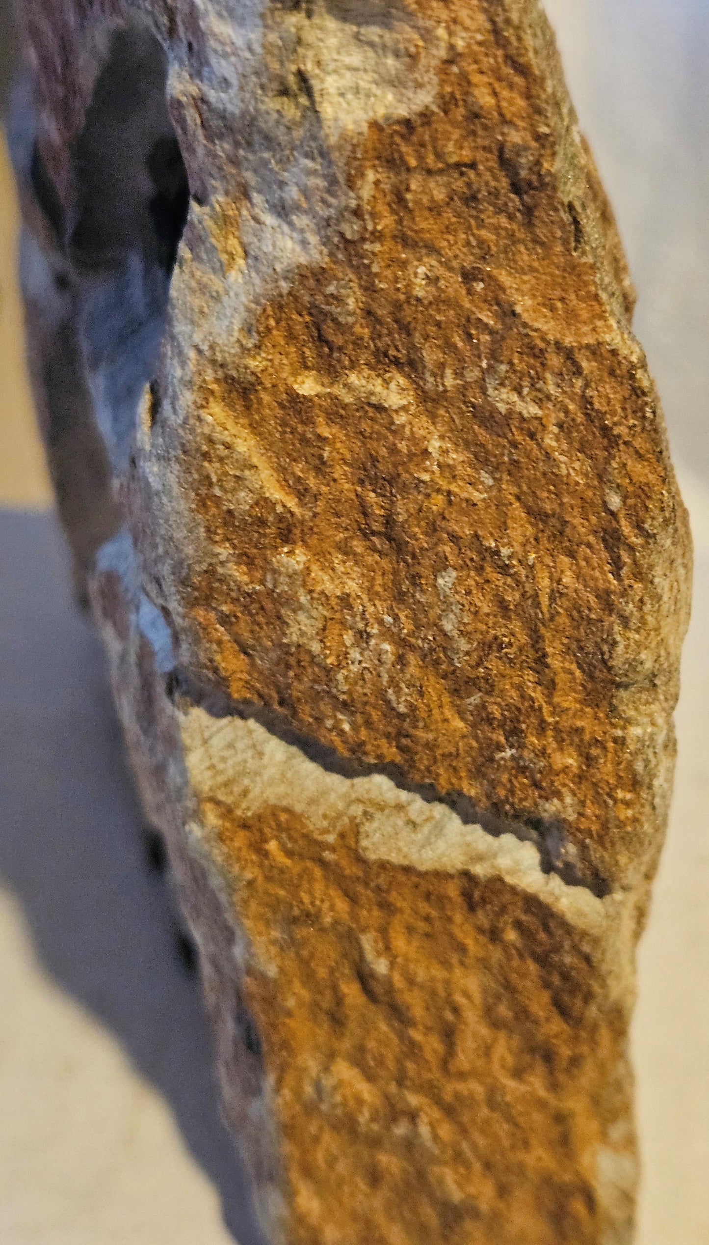 Serpentine Hand-Carved Owl Gemstone Animal Figurine [Zimbabwe]